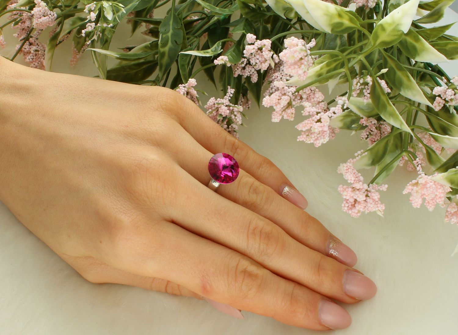 Srebrny pierścionek damski 925 Swarovski Elements rozmiar 12 DIA-PRS-7163-925. Srebrny pierścionek damski. Pierścionek damski z kryształkiem Swarovskiego. Srebrny pierścionek damski na prezent.1.jpg