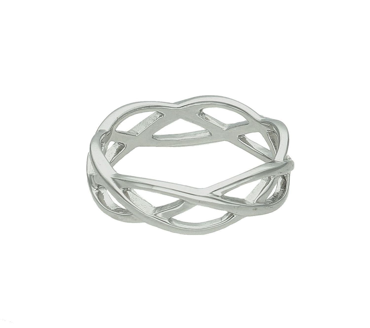 Pierścionek srebrny 925 pleciona obrączka  DIA-PRS-7171-925 (2).jpg