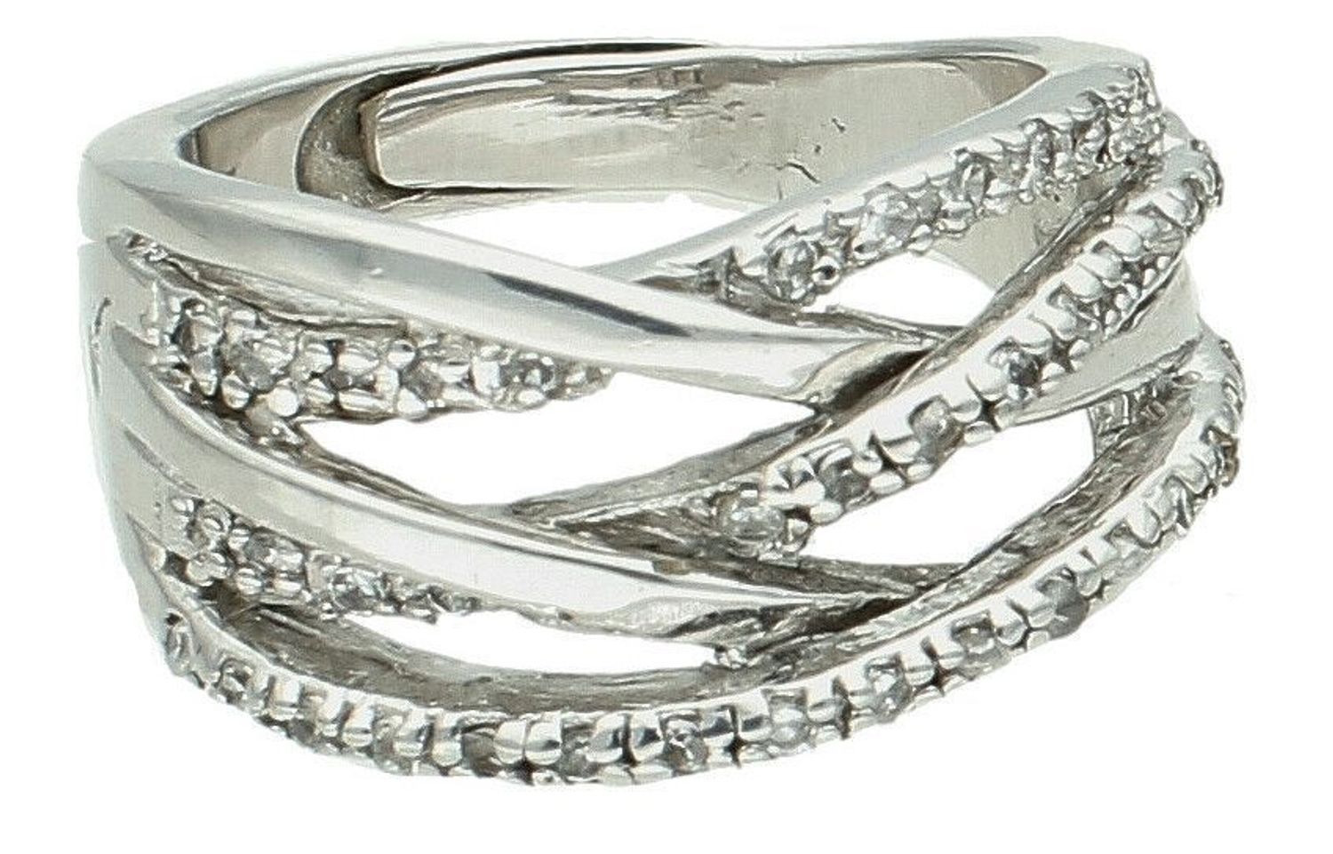 Srebrny pierścionek damski 925 szeroki z cyrkoniami rozmiar 13 DIA-PRS-7179-925 (2).jpg