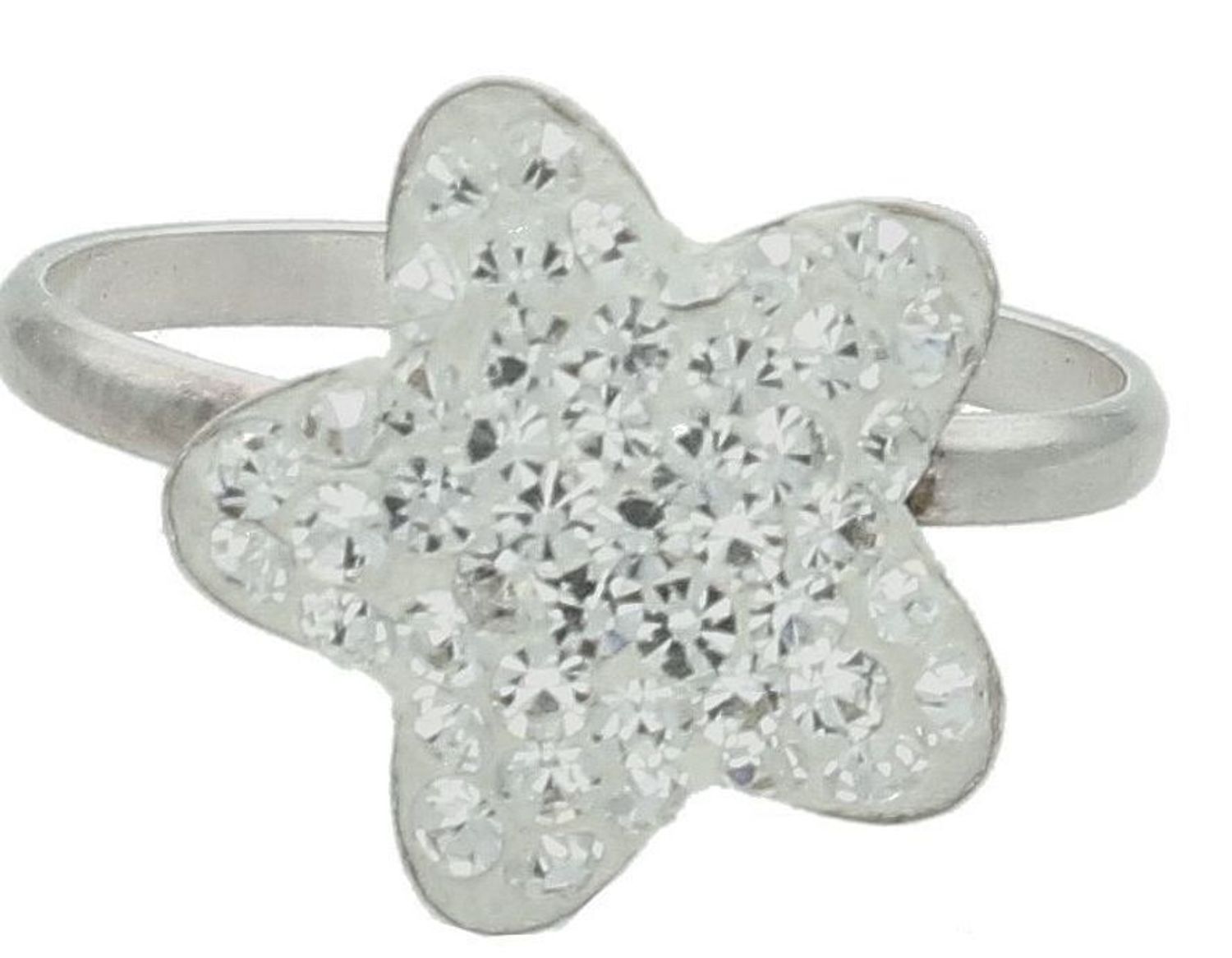 Srebrny pierścionek damski 925 gwiazdka z cyrkoniami DIA-PRS-7186-925. Srebrny pierścionek damski. Pierścionek srebrny na prezent..jpg