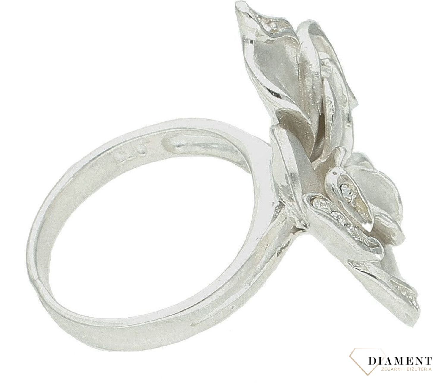 Srebrny pierścionek damski 925 z Kwiatem DIA-PRS-7192-925. Srebrny pierścionek damski. Srebrny pierścionek z kwiatem. Pierścionek srebrny damski na prezent. Srebrny pierścionek dla ukochanej1.jpg