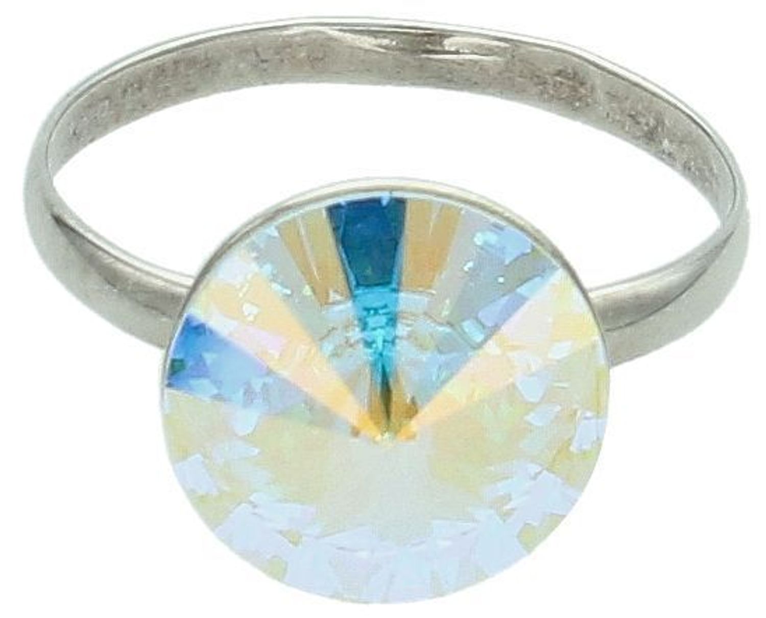 Srebrny pierścionek damski 925 okrągły z kryształkiem Swarovskiego DIA-PRS-7194-925. Srebrny pierścionek damski. Srebrny pierścionek z kryształkiem Swarovskiego. Pierścionek damski na prezent dla kobiety.1.jpg