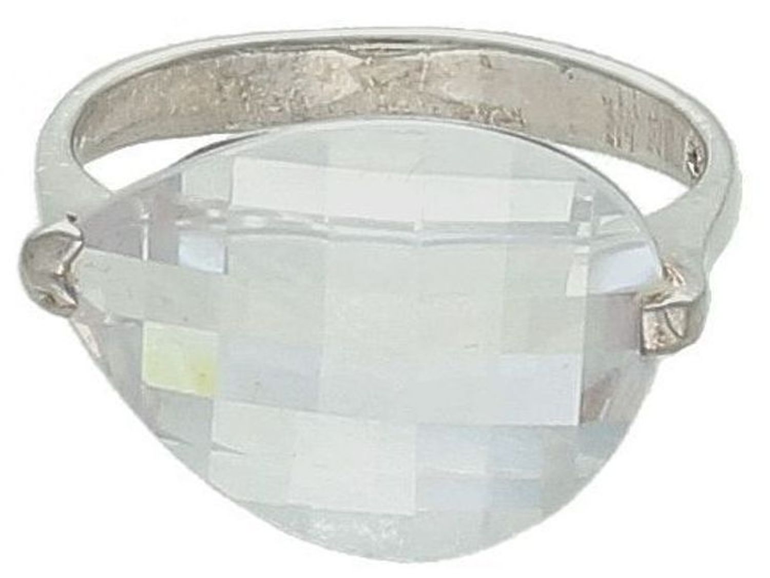 Srebrny pierścionek damski 925 z dużą cyrkonią rozmiar 19 DIA-PRS-7213-925. Srebrny pierścionek damski. Pierścionek srebrny dla kobiety na prezent. Srebrny damski pierścionek z cyrkoniami.5.jpg