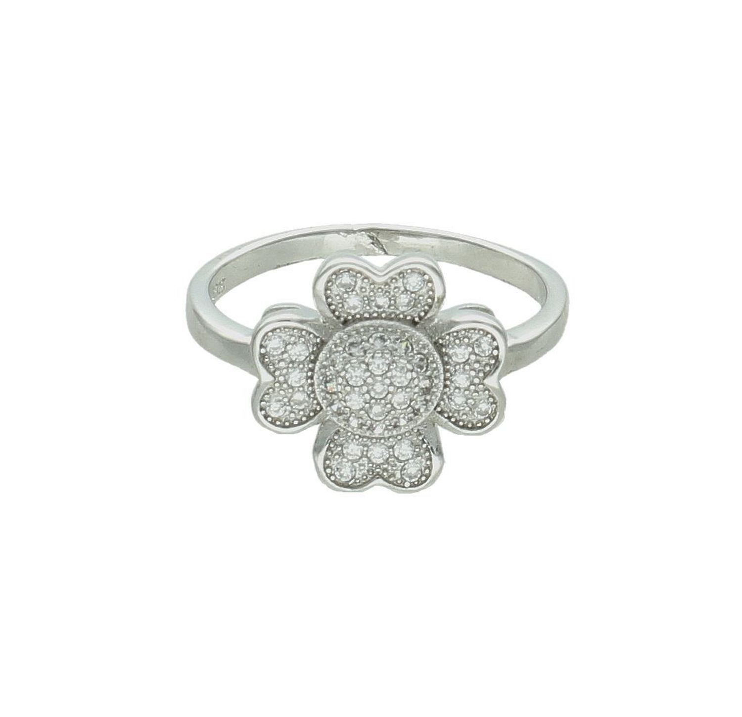 Srebrny pierścionek damski 925 wysadzany cyrkoniami kwiatek rozmiar 17 DIA-PRS-7218-925.jpg