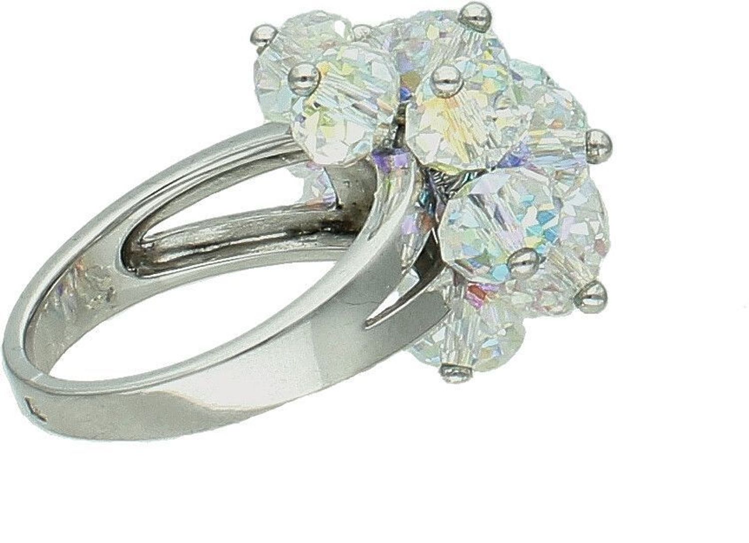 Srebrny pierścionek damski 925 bogato zdobiony opalizujący rozmiar 16 DIA-PRS-7222-925. Srebrny pierścionek damski. Srebrny pierścionek z cyrkoniami. Pierścionek srebrny dla kobiety, Pierścionek srebrny na prezent (4).jpg