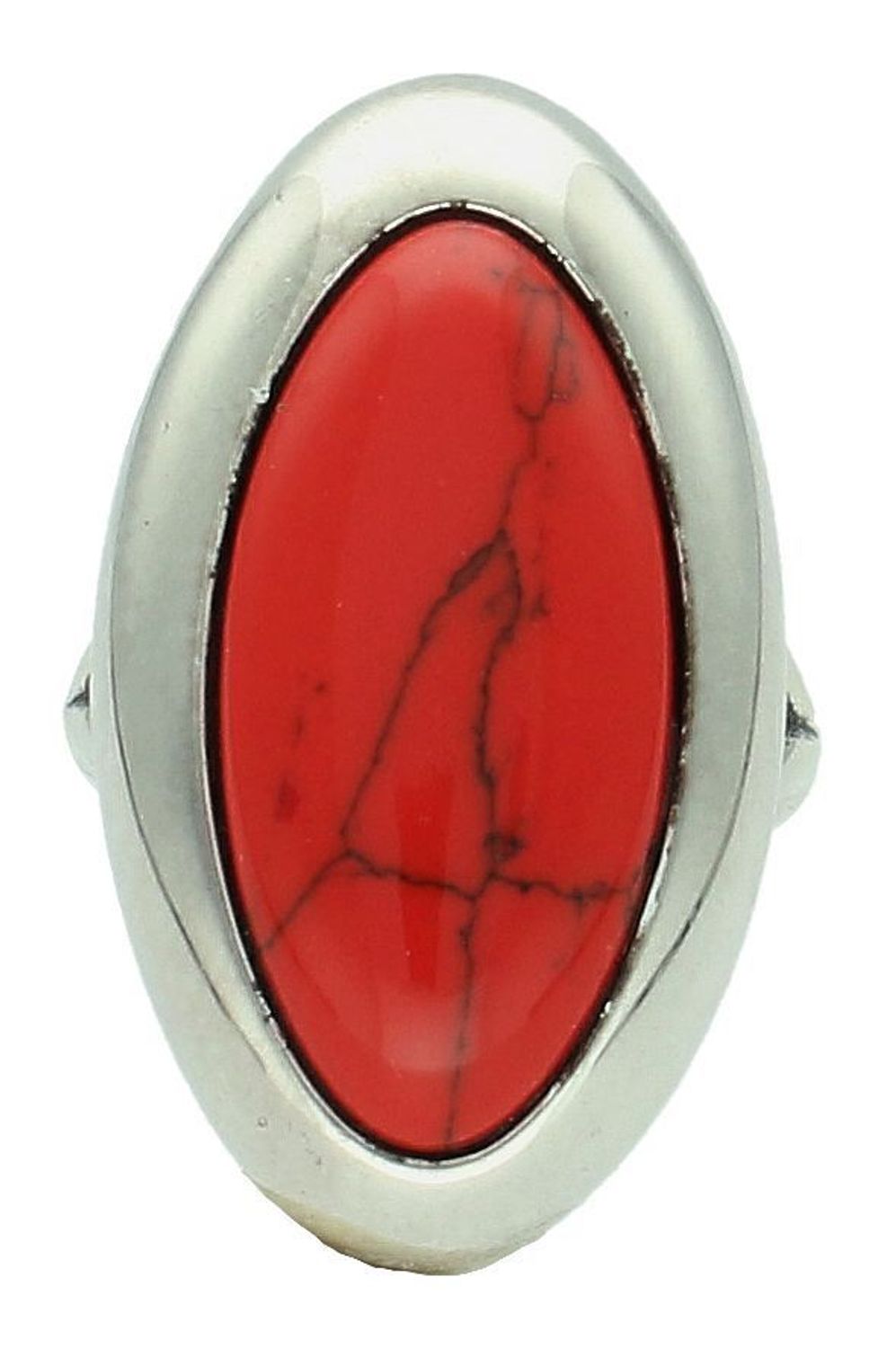 Pierścionek srebrny koral próba 925, DIA-PRS-7226-925 Srebrny pierścionek wykonany z najwyższej jakości srebra. Idealny pomysł na prezent. Srebrny pierścionek wykonany z próby 925 ozdobiony.1.jpg