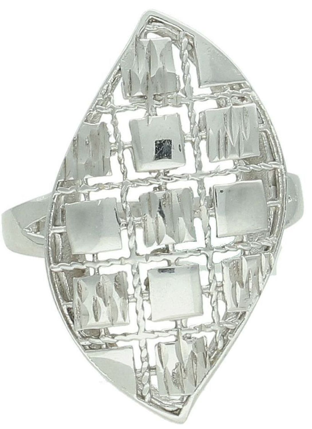 Srebrny pierścionek damski 925 podłużny rozmiar 18 DIA-PRS-7244-11.jpg