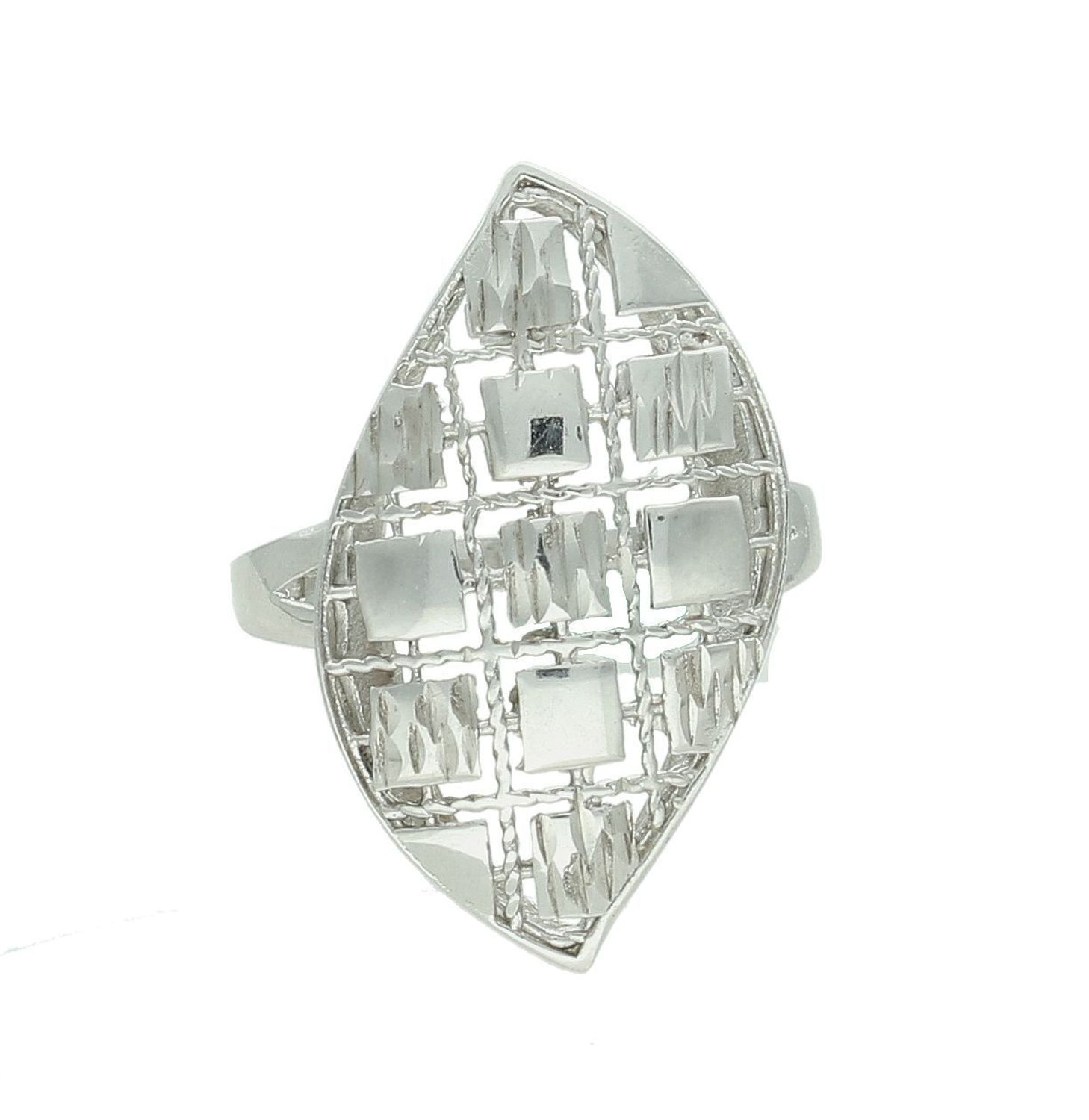 Srebrny pierścionek damski 925 podłużny rozmiar 18 DIA-PRS-7244-11.jpg