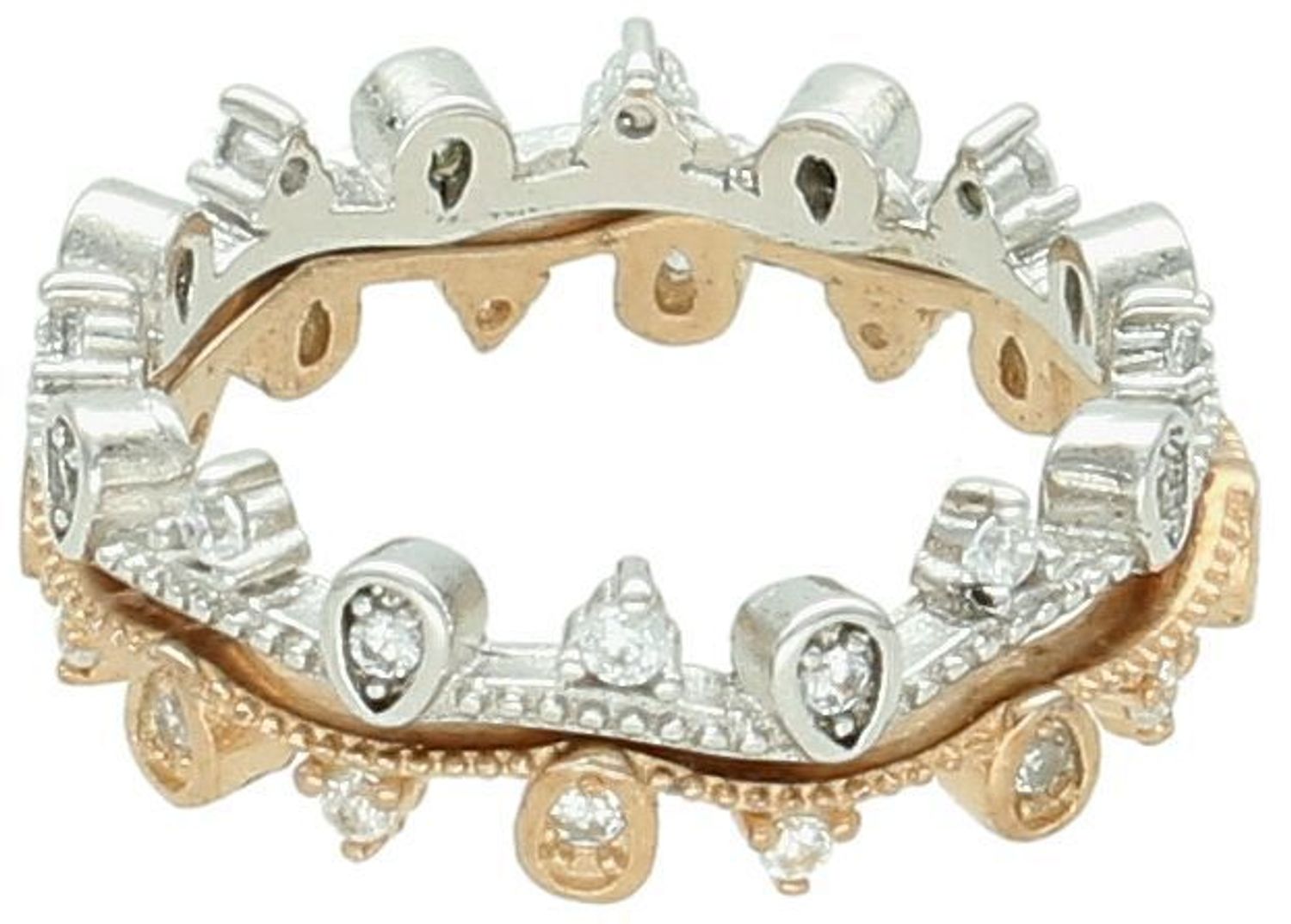 Pierścionek srebrny cyrkonie DIA-PRS-7245-925 Srebrny pierścionek wykonany z najwyższej jakości srebra. Idealny pomysł na prezent. Srebrny pierścionek wykonany z próby 925, składa się z dwóch22.jpg