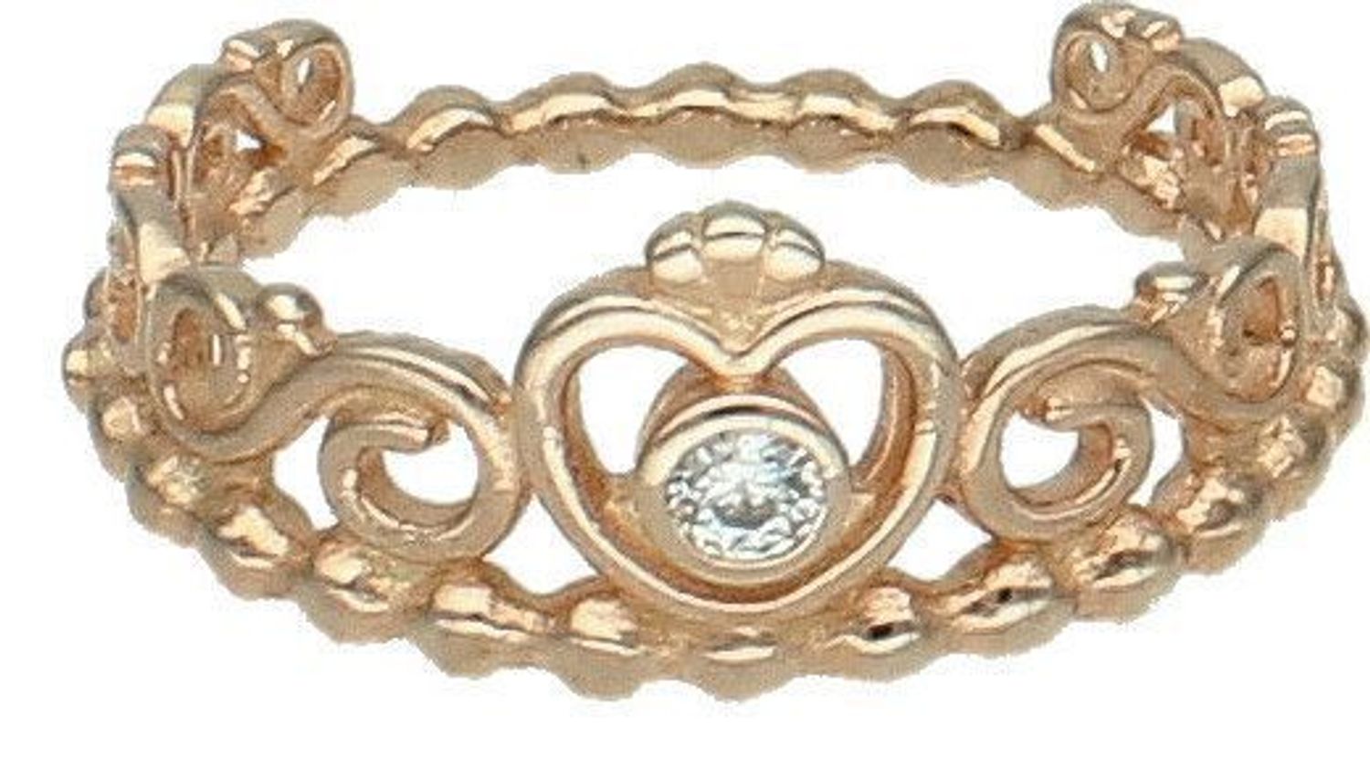 Srebrny pierścionek damski 925 ażurowa obrączka pokryta różowym złotem rozmiar 16 DIA-PRS-7247-925. Srebrny pierścionek damski. Srebrny pierścionek ażurowy. Pierścionek srebrny dla kobiety, Pierścionek srebrny na prezent (3).jpg