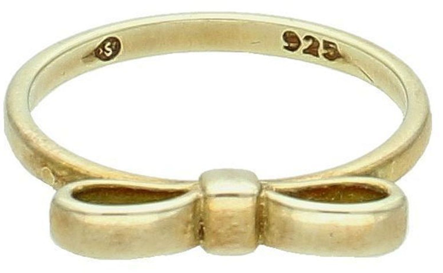 Złoty pierścionek damski srebro 925 kokardka rozmiar 14 DIA-PRS-7264-925 9.jpg