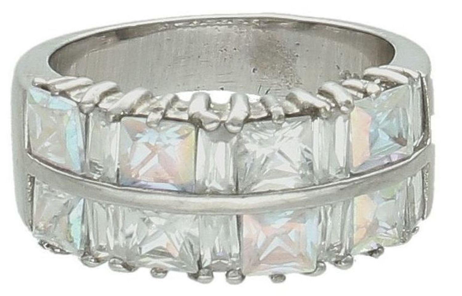 Srebrny pierścionek damski 925 z cyrkoniami rozmiar 16 DIA-PRS-7271-925.jpg