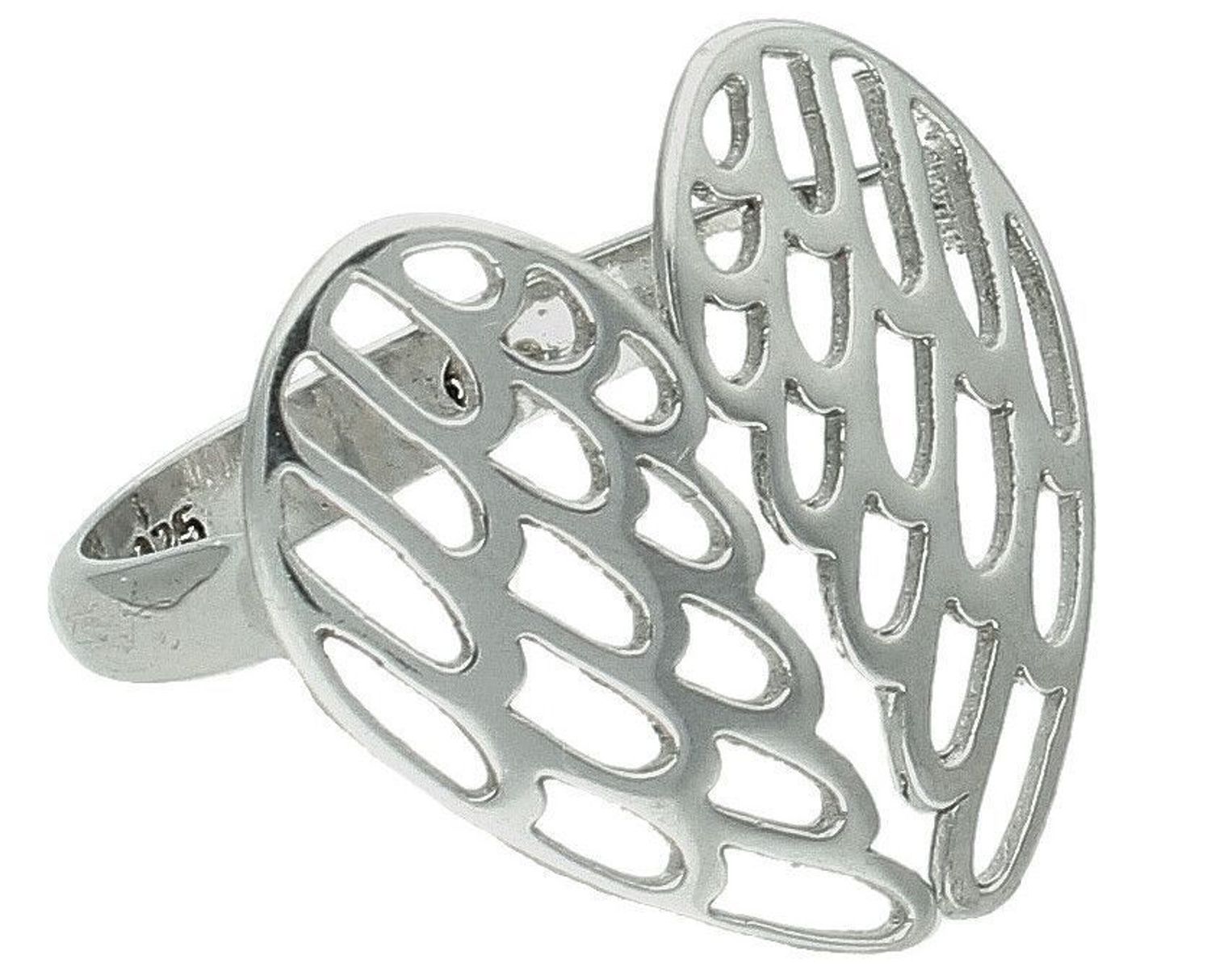 Srebrny pierścionek damski 925 Skrzydła rozmiar 18. DIA-PRS-7275-925. Srebrny pierścionek anielskie skrzydła, z motywem skrzydeł. Srebrny pierścionek skrzydło na prezent dla kobiety (2).jpg