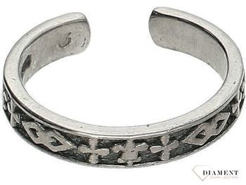 Srebrny pierścionek damski 925 obrączka celtyckie wzory rozmiar 11 DIA-PRS-7281-925. Srebrny pierścionek damski. Pierścionek srebrny damski na prezent. Srebrny pierścionek dla ukochanej.1.jpg