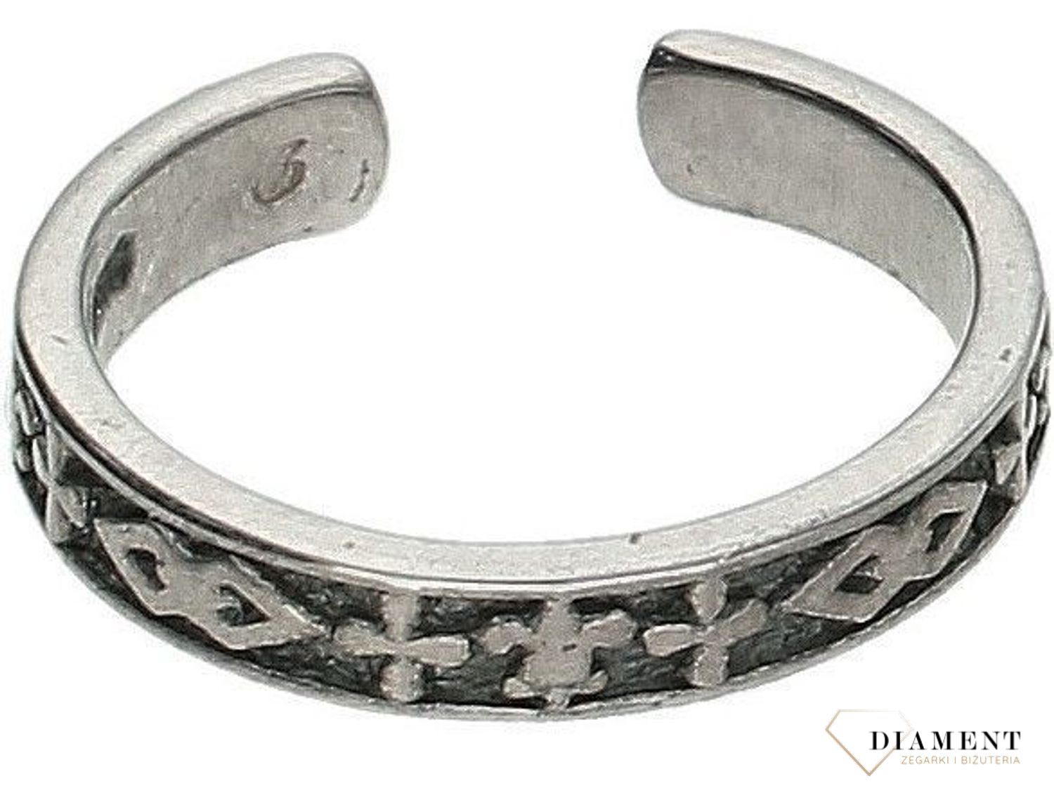 Srebrny pierścionek damski 925 obrączka celtyckie wzory rozmiar 11 DIA-PRS-7281-925. Srebrny pierścionek damski. Pierścionek srebrny damski na prezent. Srebrny pierścionek dla ukochanej.1.jpg