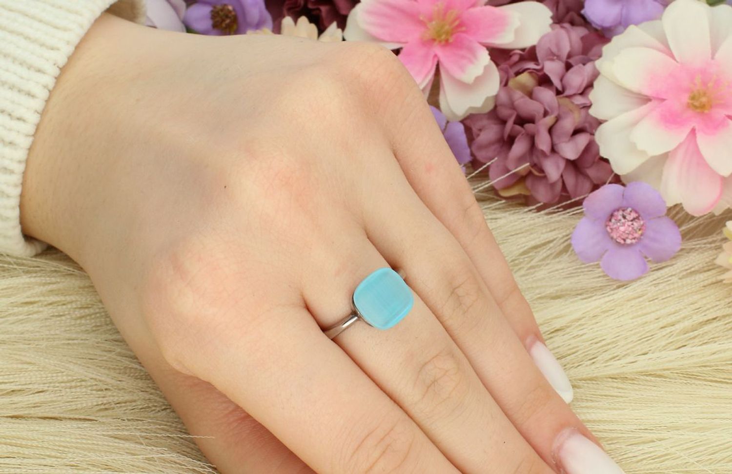 Pierścionek srebrny 925  uleksyt- DIA-PRS-7283-925.jpg