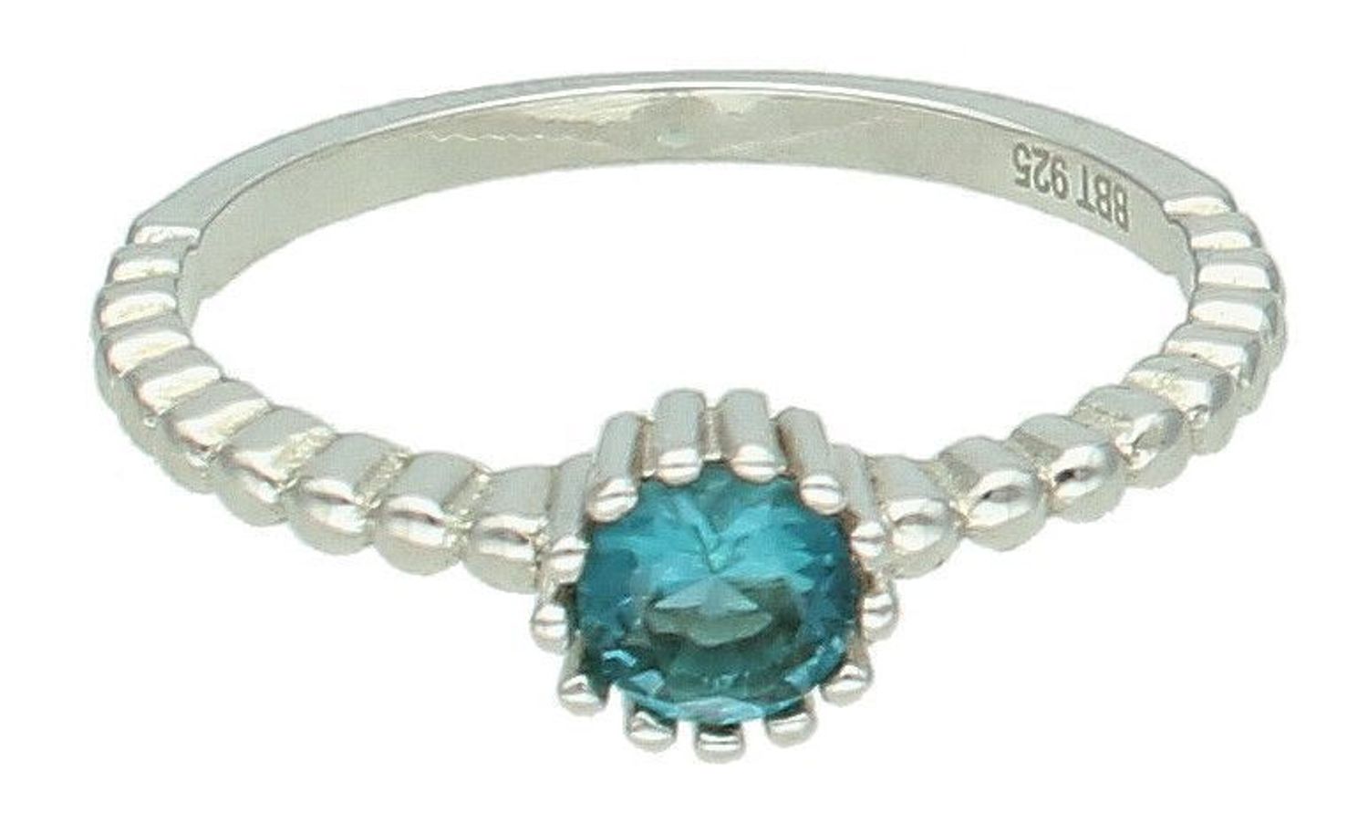 Srebrny pierścionek damski 925 z błękitną cyrkonią rozmiar 19 DIA-PRS-7289-925 (3).jpg