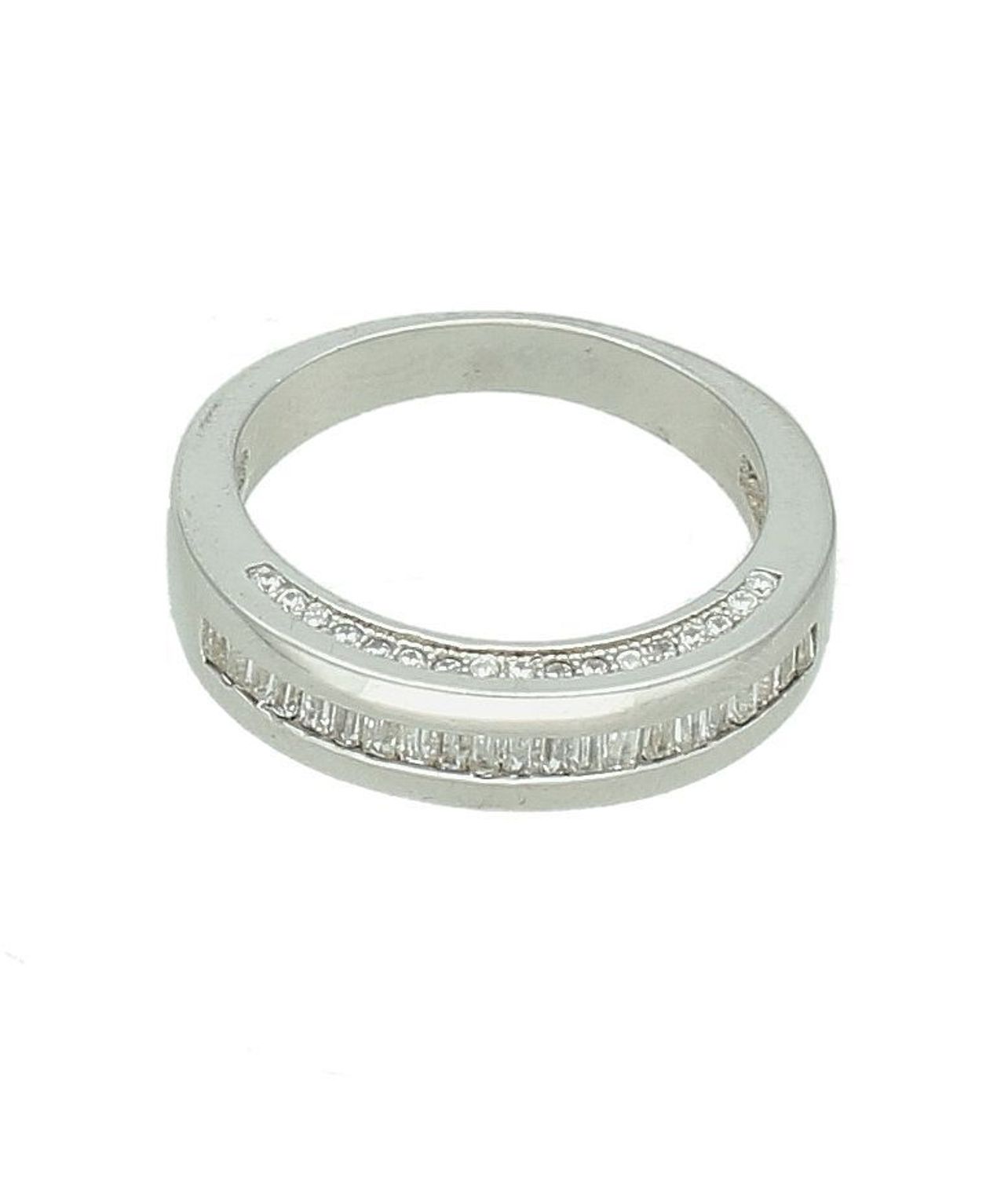 Srebrny pierścionek damski 925 z pasmem cyrkonii rozmiar 14 DIA-PRS-7307-925. Srebrny pierścionek damski. Srebrny pierścionek z cyrkonią..jpg