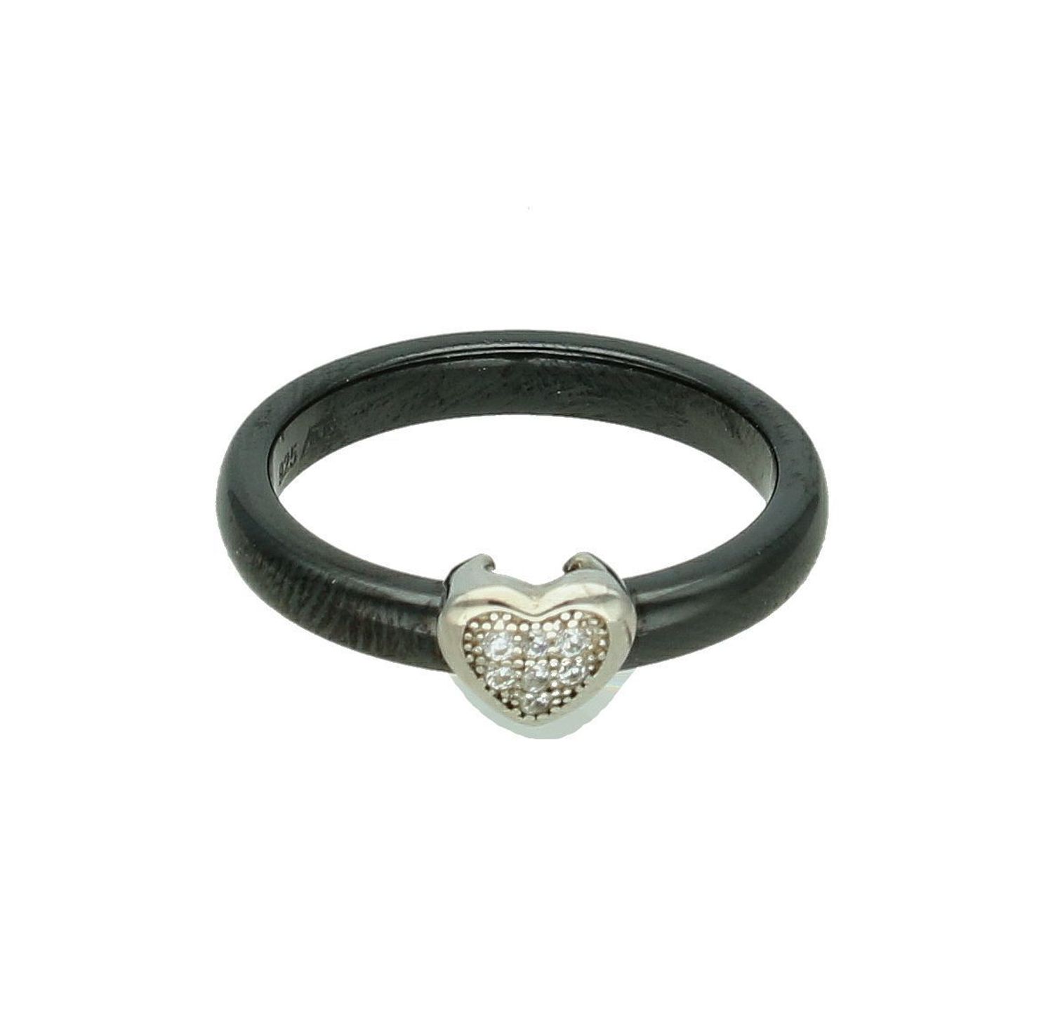 Srebrna obrączka damska 925 z czarną emalią i cyrkoniami rozmiar 19 DIA-PRS-7336-925 7.jpg