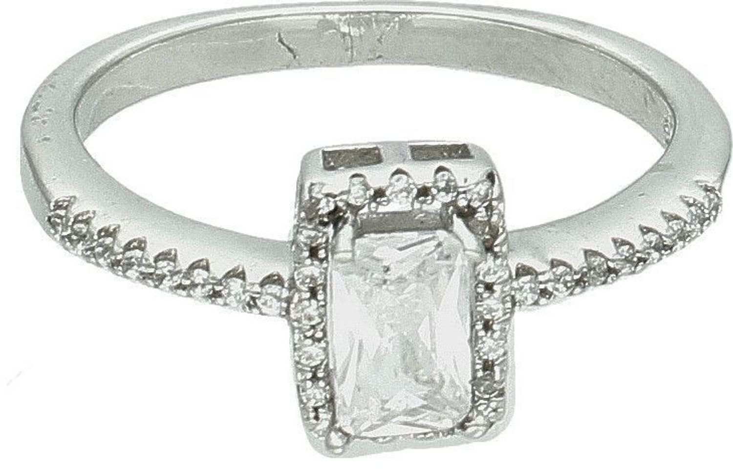 Srebrny pierścionek damski 925 prostokątna cyrkonia rozmiar 17 DIA-PRS-7358-925 (2).jpg