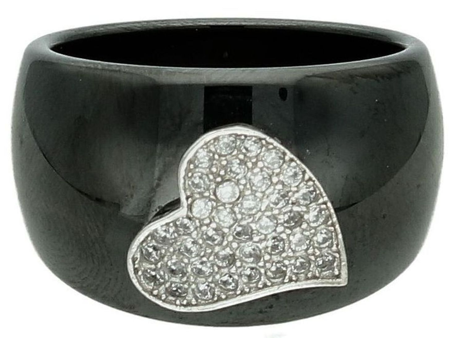 Srebrny pierścionek damski 925 czarna ceramika rozmiar 12 DIA-PRS-7370-9251.jpg
