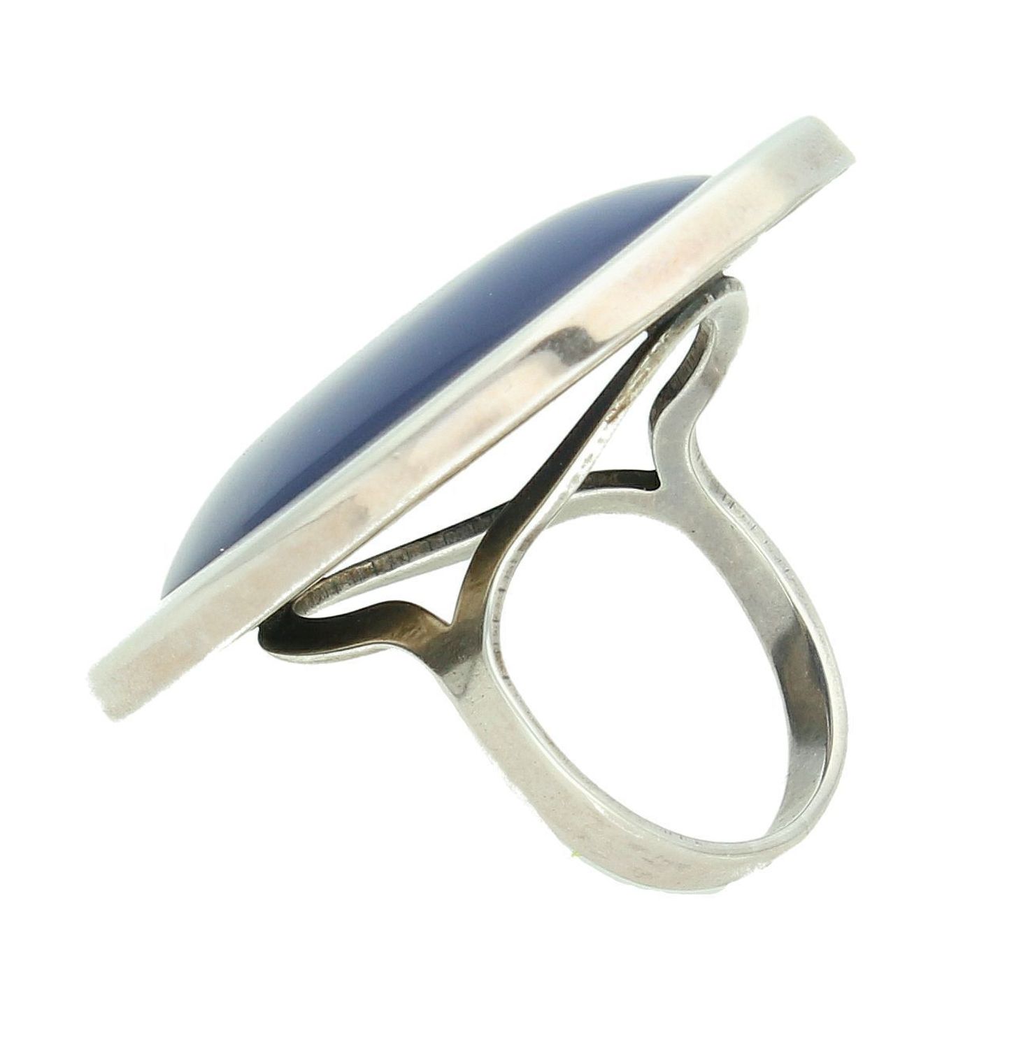 Srebrny pierścionek damski 925 z masą kobaltową rozmiar 14 DIA-PRS-7396-925 (1).jpg