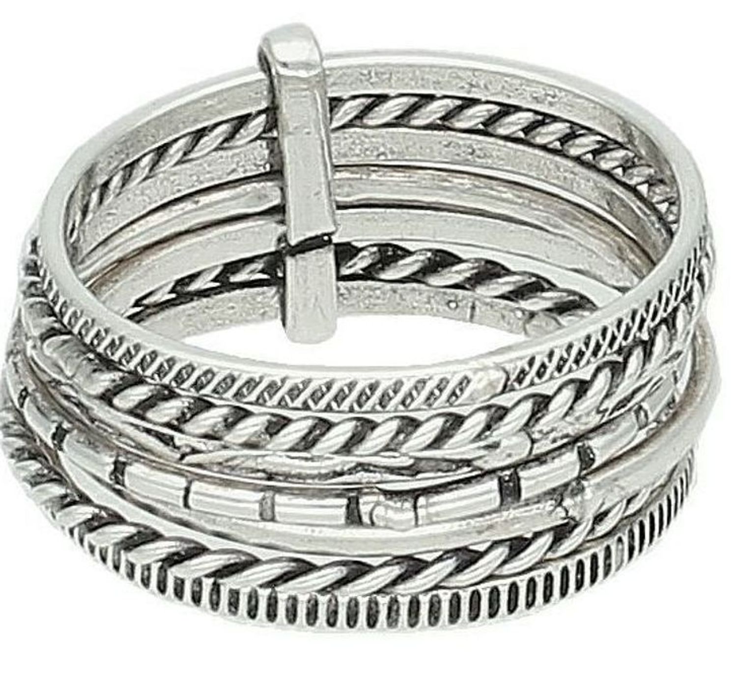 Srebrny pierścionek damski 925 łączone obrączki rozmiar 13 DIA-PRS-7454-925. Srebrny pierścionek damski. Pierścionek srebrny dla kobiety na prezent. Sre.jpg