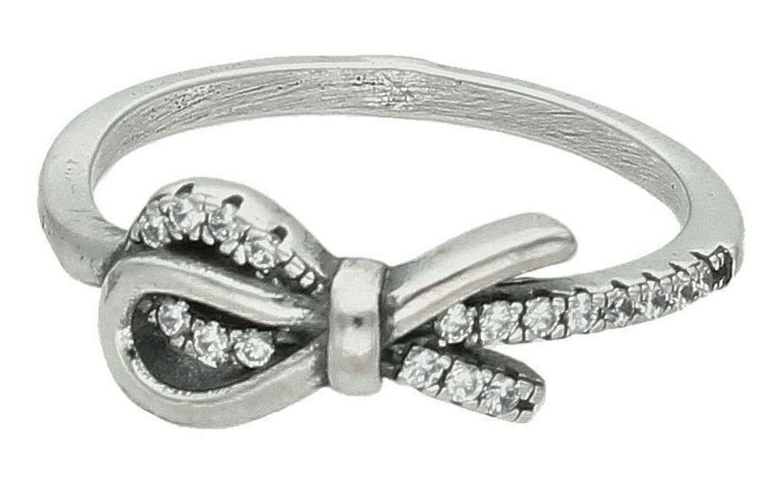 Srebrny pierścionek damski 925 kokardka z cyrkoniami rozmiar 17 DIA-PRS-7463-925. Srebrny pierścionek damski. Srebrny pierścionek z cyrkoniami. Pierścionek damski srebrny.jpg