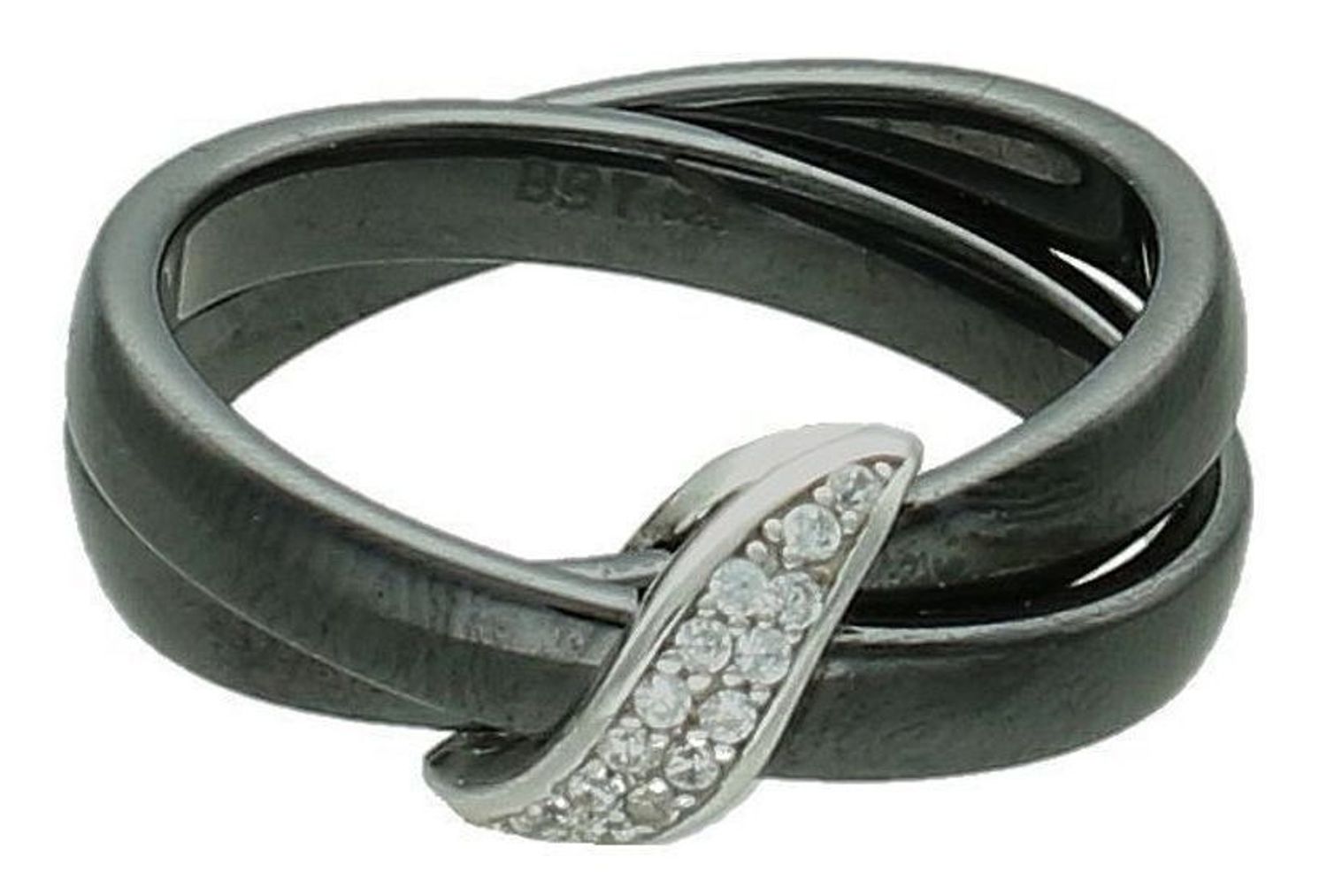 Srebrny pierścionek damski 925 czarna ceramika rozmiar 13 DIA-PRS-7508-.jpg