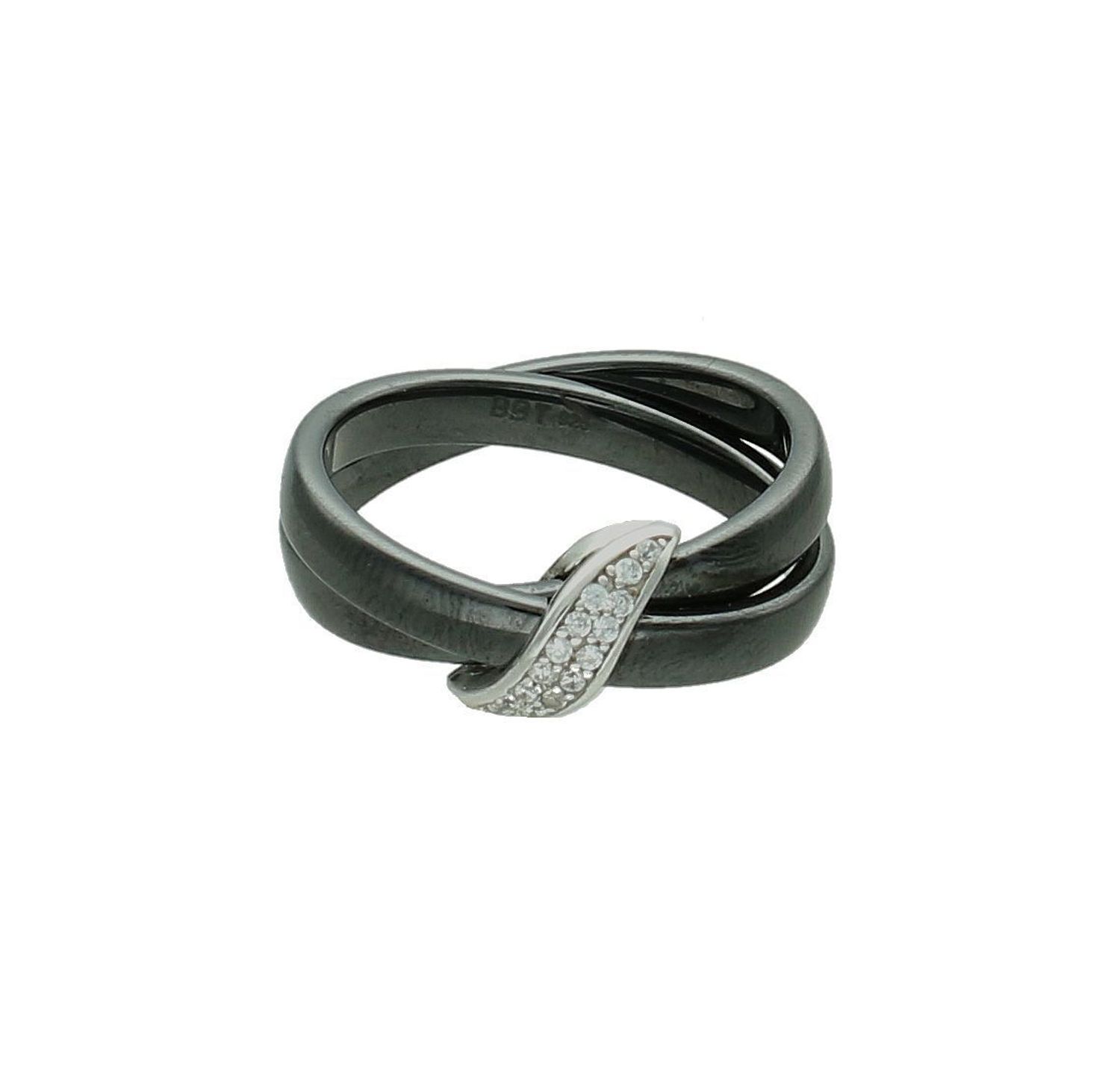 Srebrny pierścionek damski 925 czarna ceramika rozmiar 13 DIA-PRS-7508-.jpg