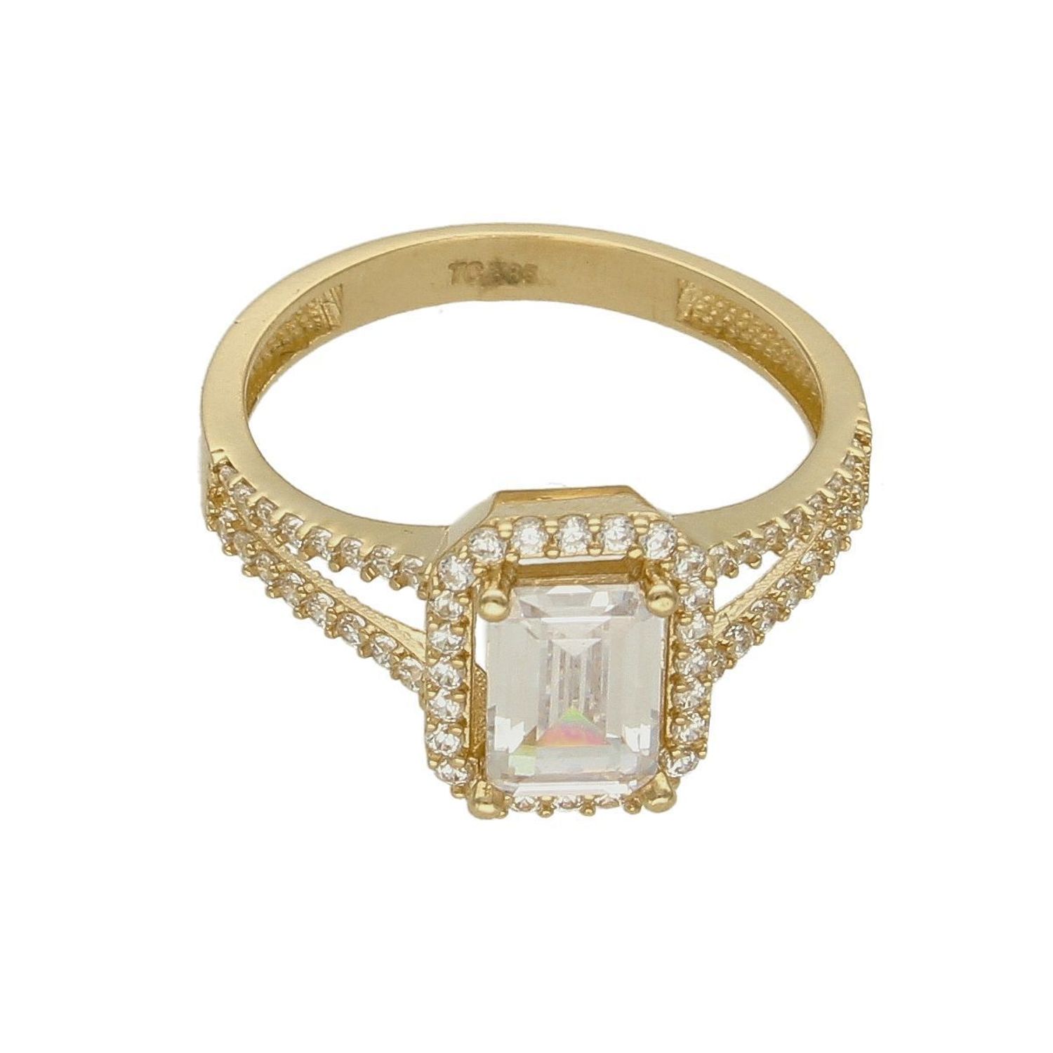 Pierścionek 585 złoty cyrkonia prostokątna DIA-PRS-7576-585 (2).jpg