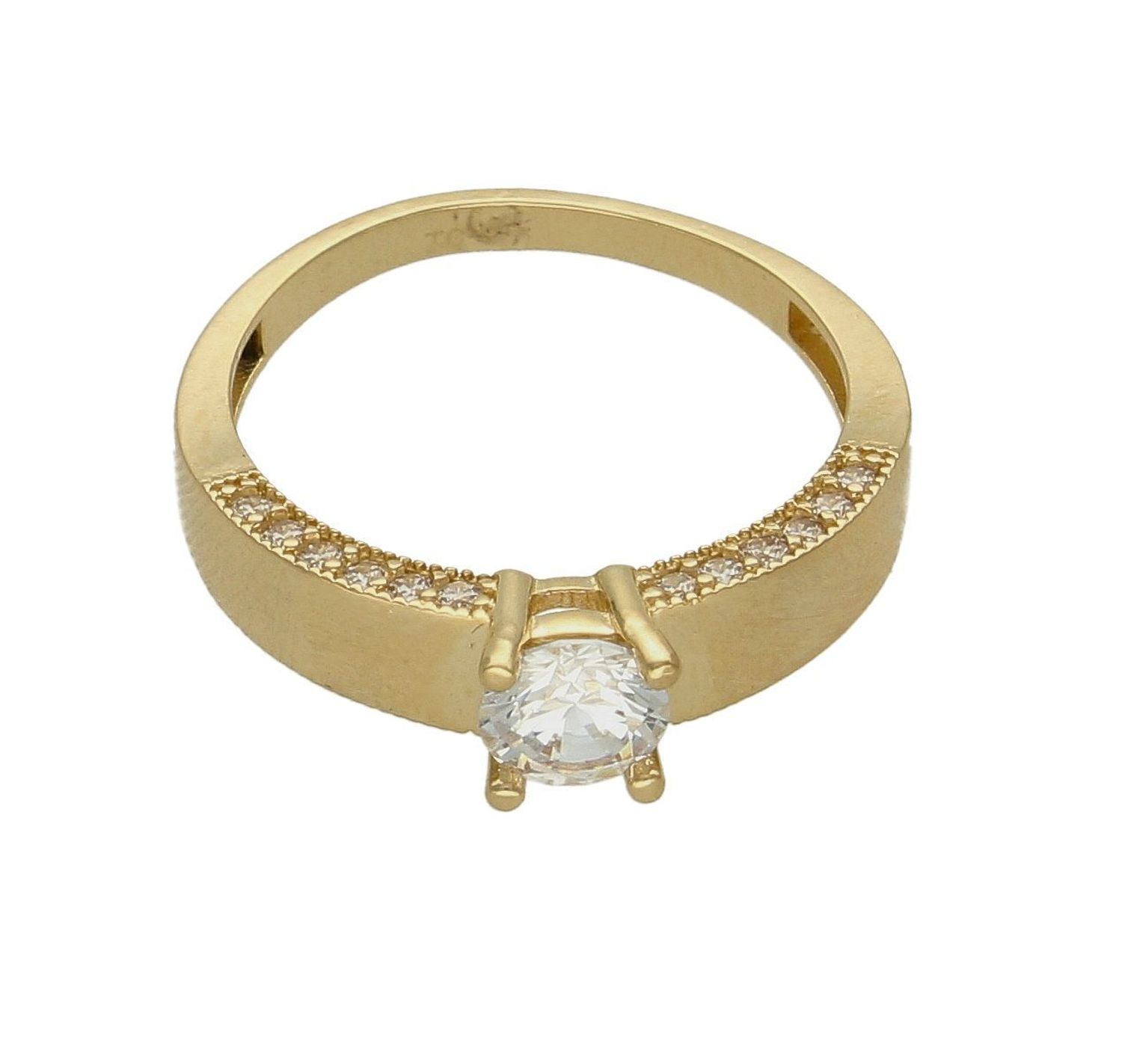 Złoty pierścionek 585 z cyrkonią zaręczynowy DIA-PRS-7584-585 (1).jpg