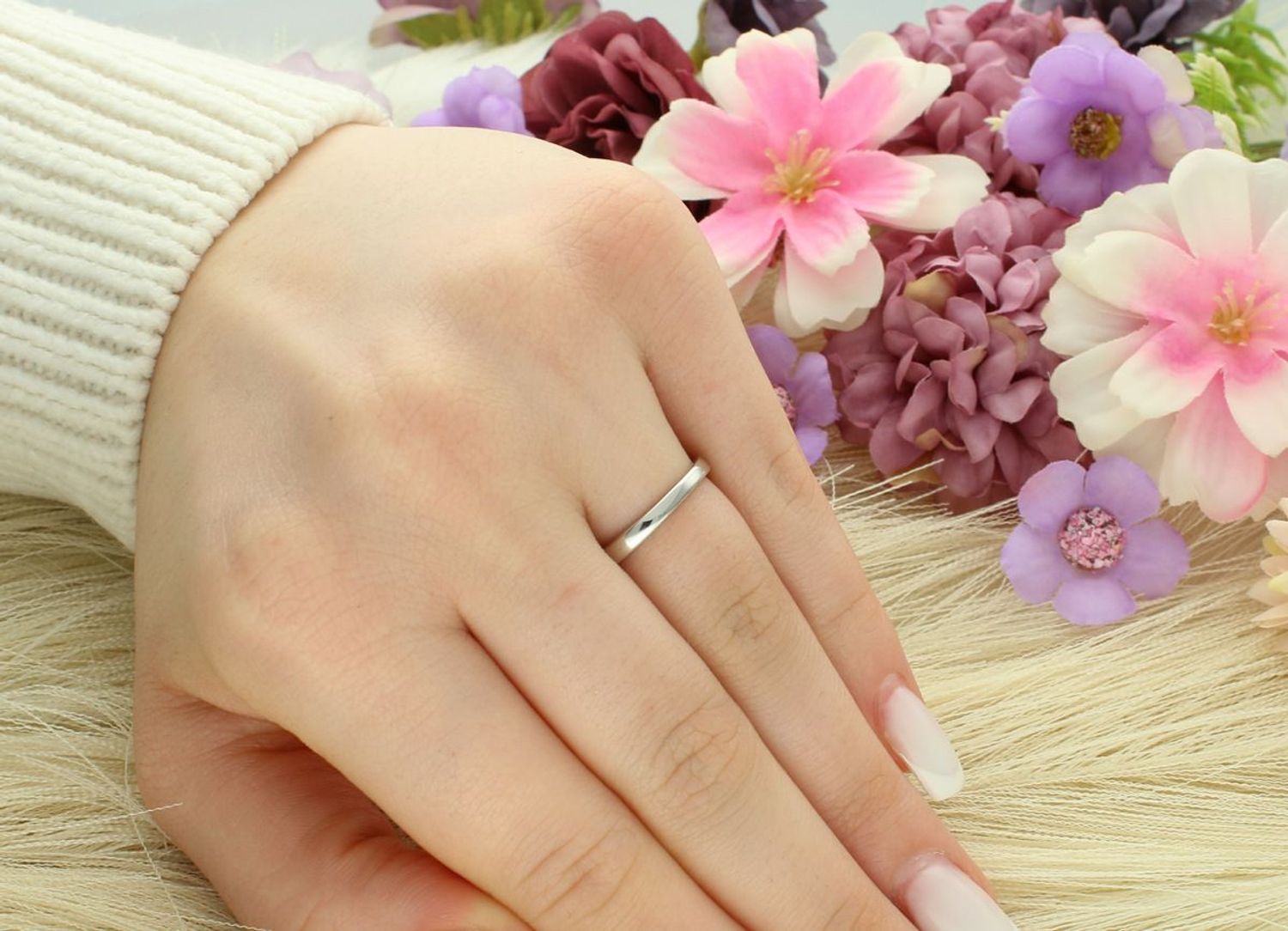 Srebrny pierścionek damski 925 z modnymi cyrkoniami DIA-PRS-7631-925.jpg