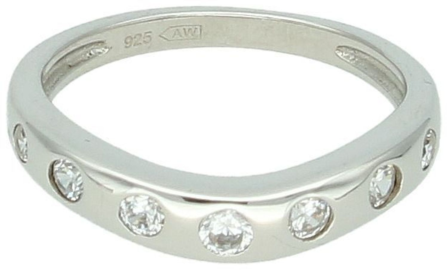 Srebrny pierścionek damski 925 z modnymi cyrkoniami DIA-PRS-7631-925.jpg