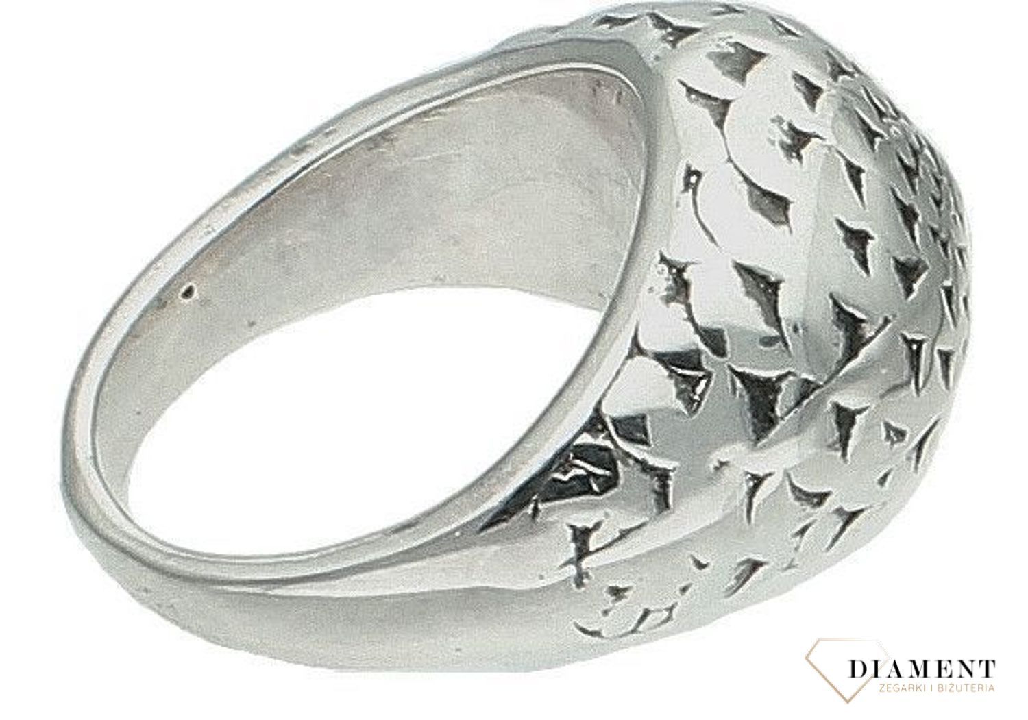 Srebrny pierścionek damski 925 grawerowany rozmiar 13 DIA-PRS-7664-925 (3).jpg