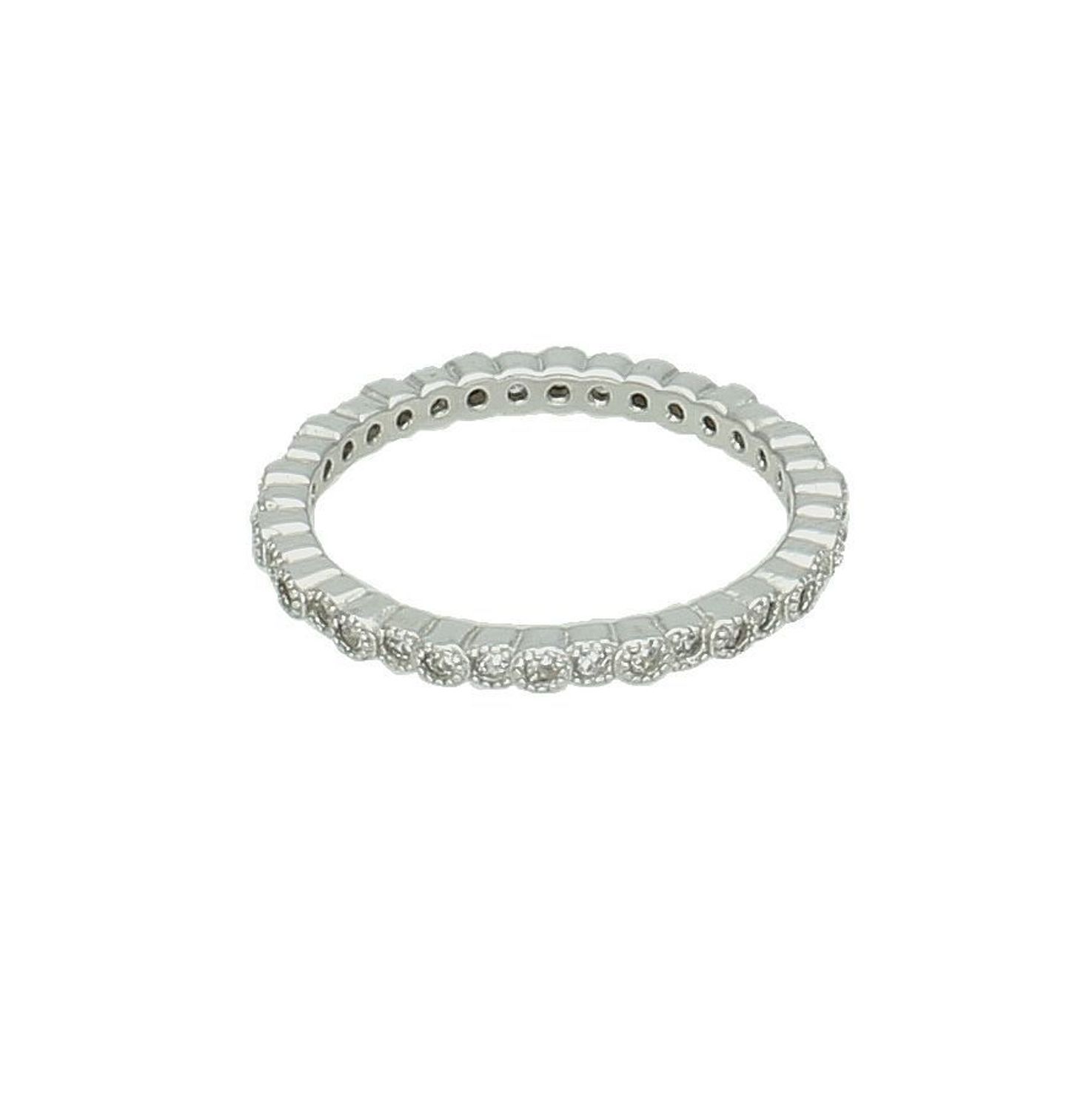 Srebrny pierścionek damski 925 obrączka z cyrkoniami rozmiar 14 DIA-PRS-7676-925. Srebrny pierścionek damski. Pierścionek srebrny dla kobiety na prezen5.jpg