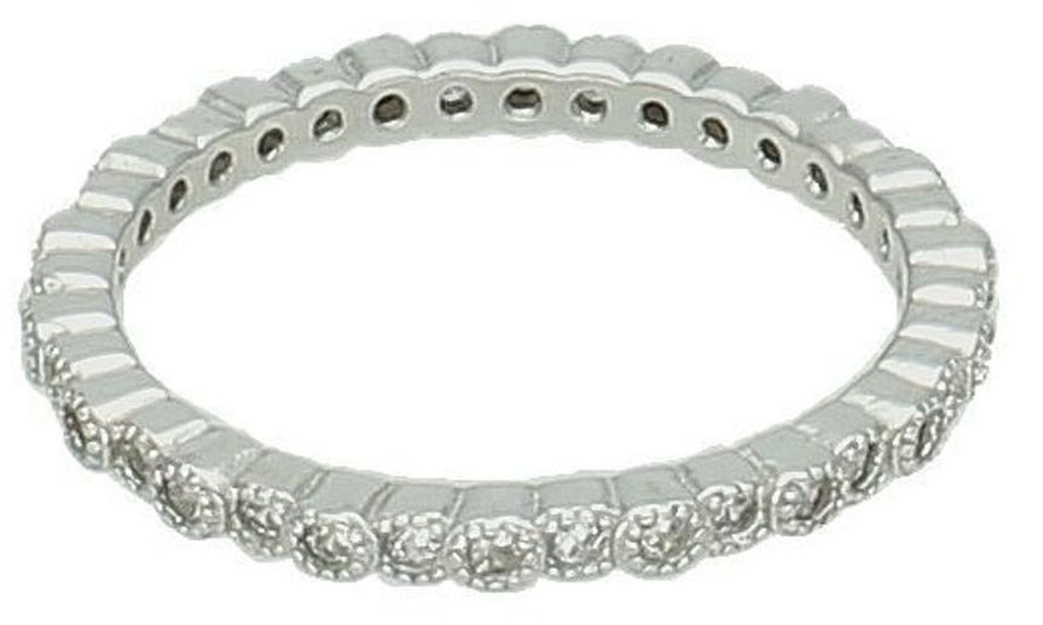 Srebrny pierścionek damski 925 obrączka z cyrkoniami rozmiar 14 DIA-PRS-7676-925. Srebrny pierścionek damski. Pierścionek srebrny dla kobiety na prezen5.jpg