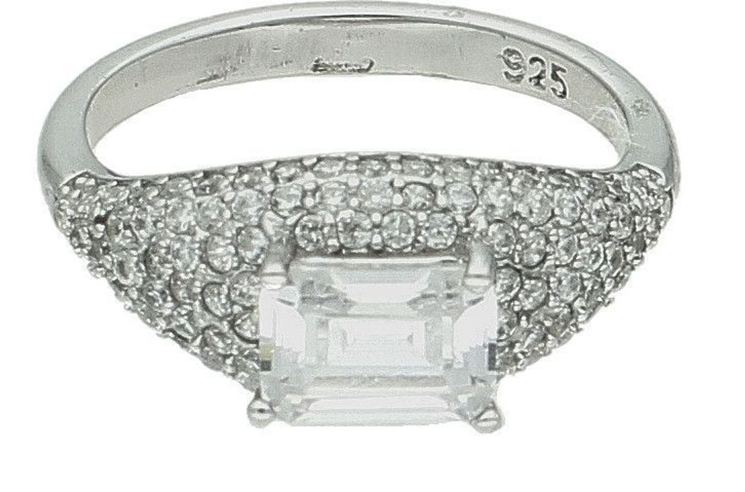 Srebrny pierścionek damski 925 z wystającą cyrkonią rozmiar 13 DIA-PRS-7677-925. Srebrny pierścionek damski. Srebrny pierścionek z cyrkoniami. Pierścionek srebrny damski. Srebrny pierścionek na prezent dla kobiety.jpg