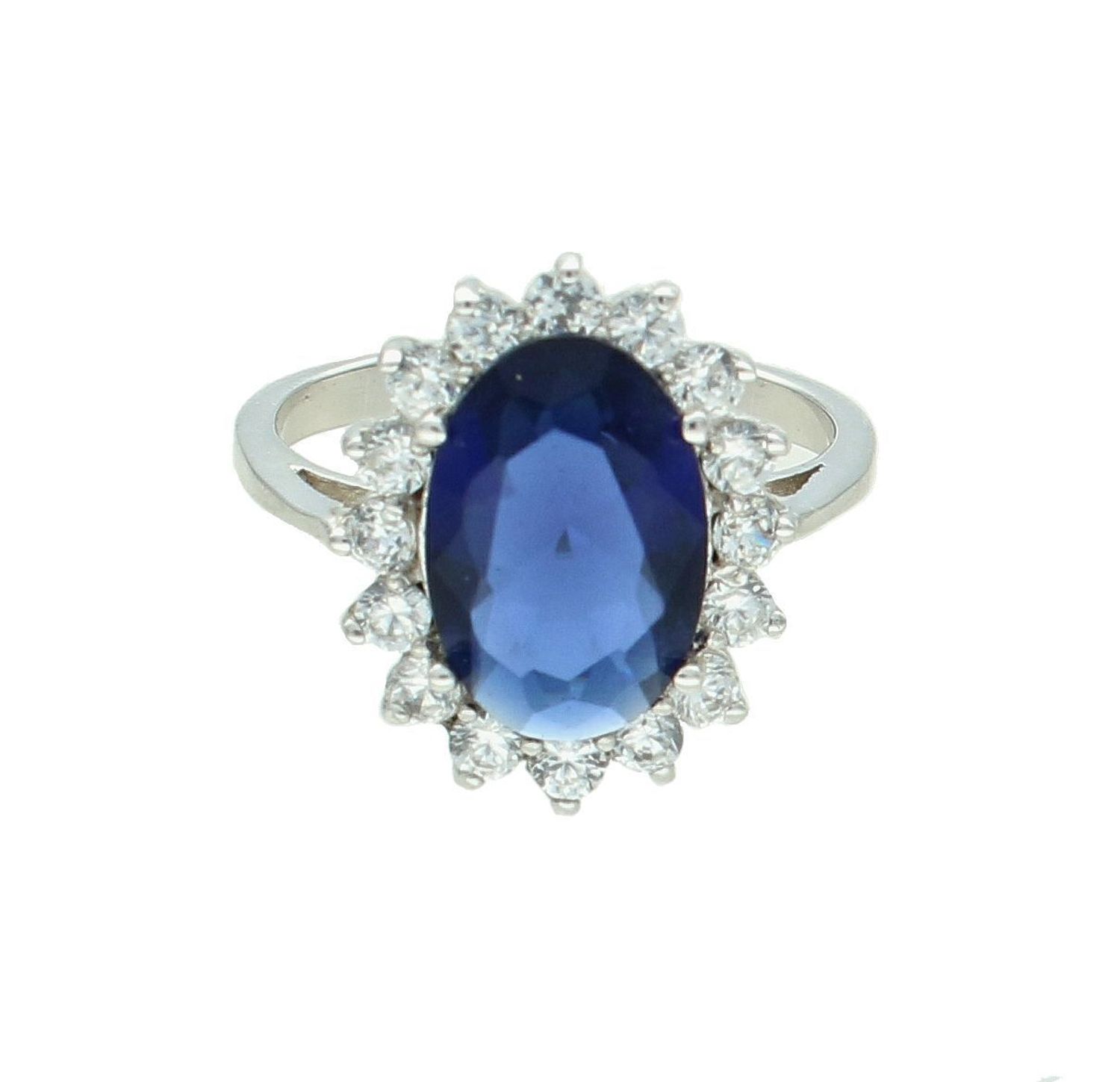 Pierścionek srebrny 925 z owalną granatową cyrkonią rozmiar 12 DIA-PRS-7722-925 (2).jpg