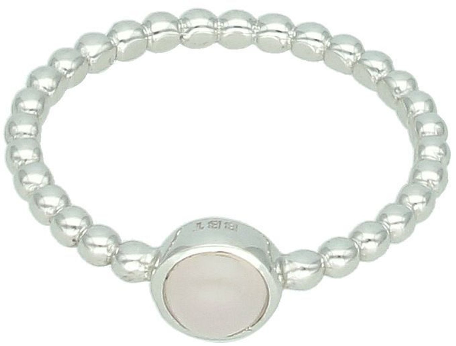 Pierścionek srebrny 925  kwarc różowym DIA-PRS-7735-925.jpg