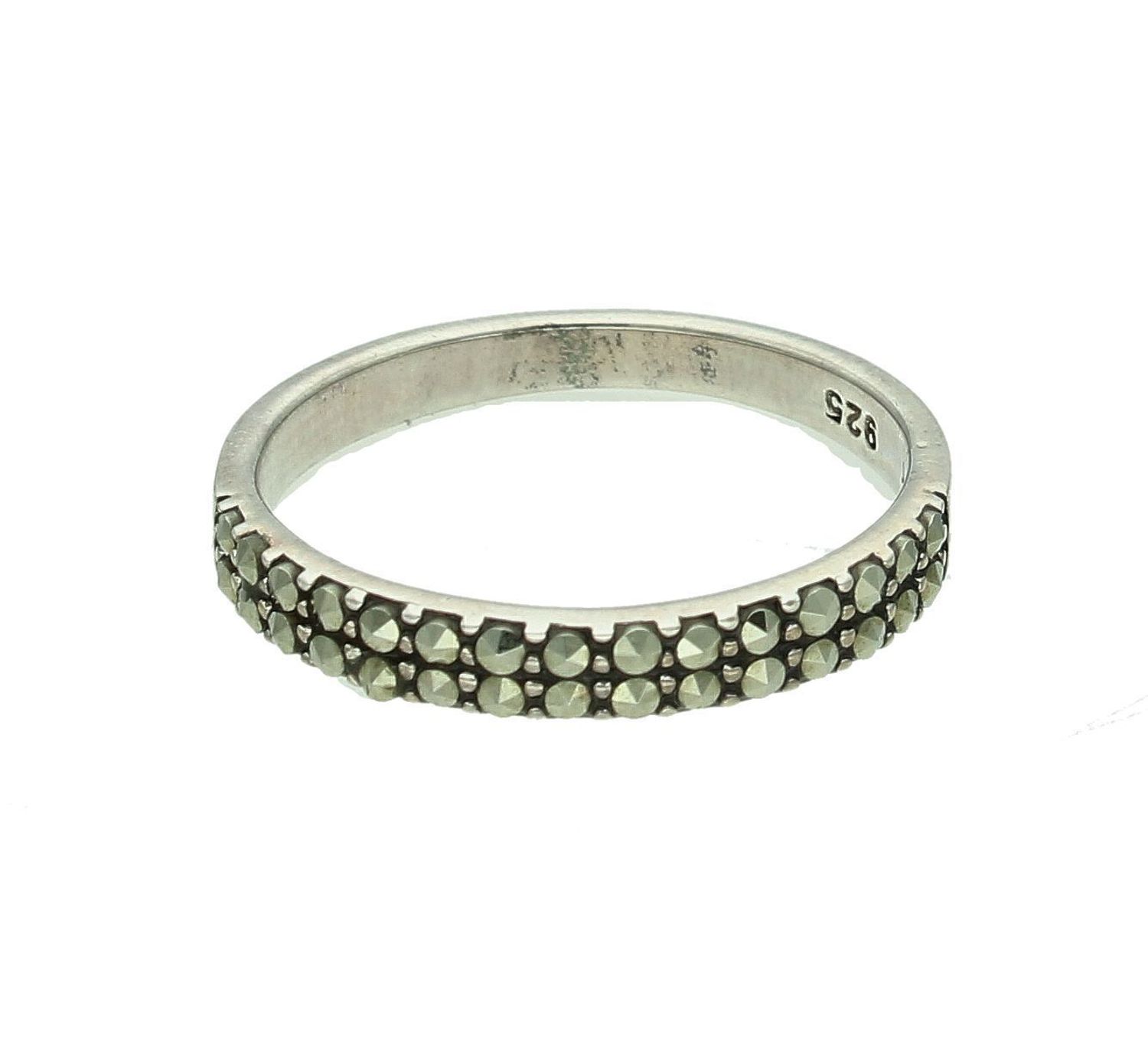 Pierścionek srebrny 925 obrączka z czarnymi cyrkoniami rozmiar 12 DIA-PRS-7738-925 (2).jpg