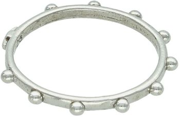 Pierścionek różaniec ze srebra próby 925, model DIA-PRS-7749-925, rozmiar 29. Szerokość 2 mm, waga 2,68 g. Symboliczna biżuteria z motywem różańca. Idealna jako duchowy prezent.1.jpg