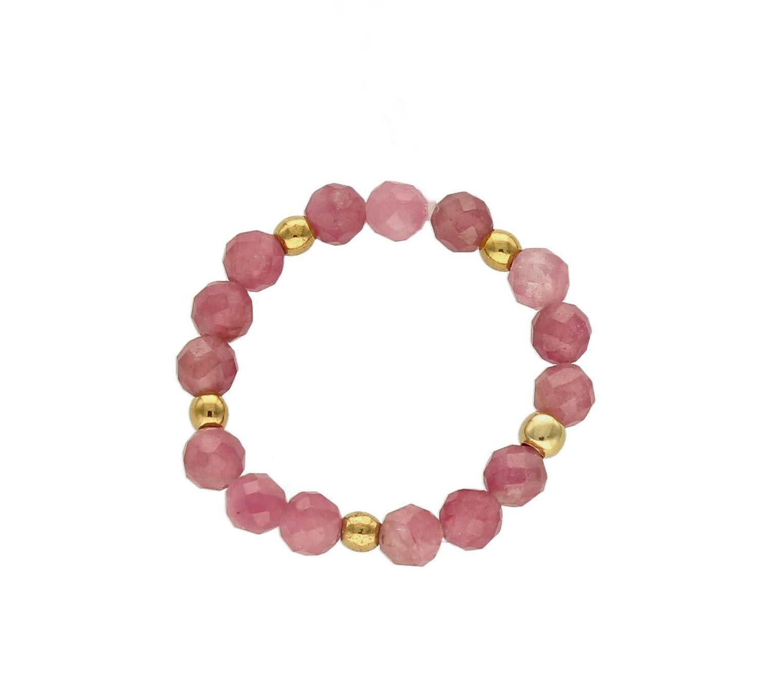 Pierścionek damski srebrny kamień turmalin DIA-PRS-8145-925. Pierścionek damski srebrny z turmalinem. Modny pierścionek z ozdobnych kuleczek na gumce to intrygująca biżuteria która spodoba się niezależnej, odważnej kobiecie. I (1).jpg