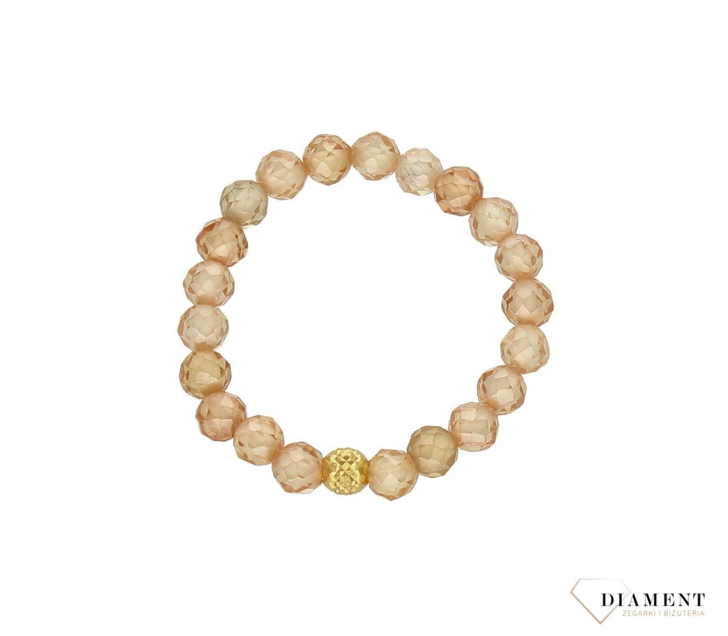 Pierścionek złoty na gumce kamienie naturalne topaz DIA-PRS-8157-585. damski pierścionek modny. pierścionek insta. Biżuteria inf.jpg