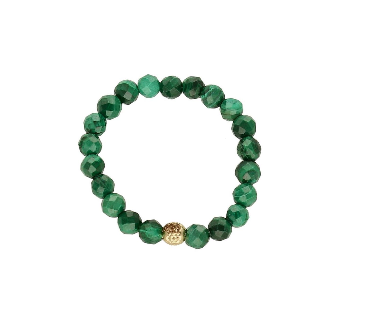 Pierścionek złoty damski z kamieni naturalnych malachit DIA-PRS-8167-585.Złoty pierścionek damski na gumce. Modny pierścionek z ozdobnych kuleczek na gumce to intrygująca biżuteria która spodoba się niezależnej, odważnej kobie (1).jpg