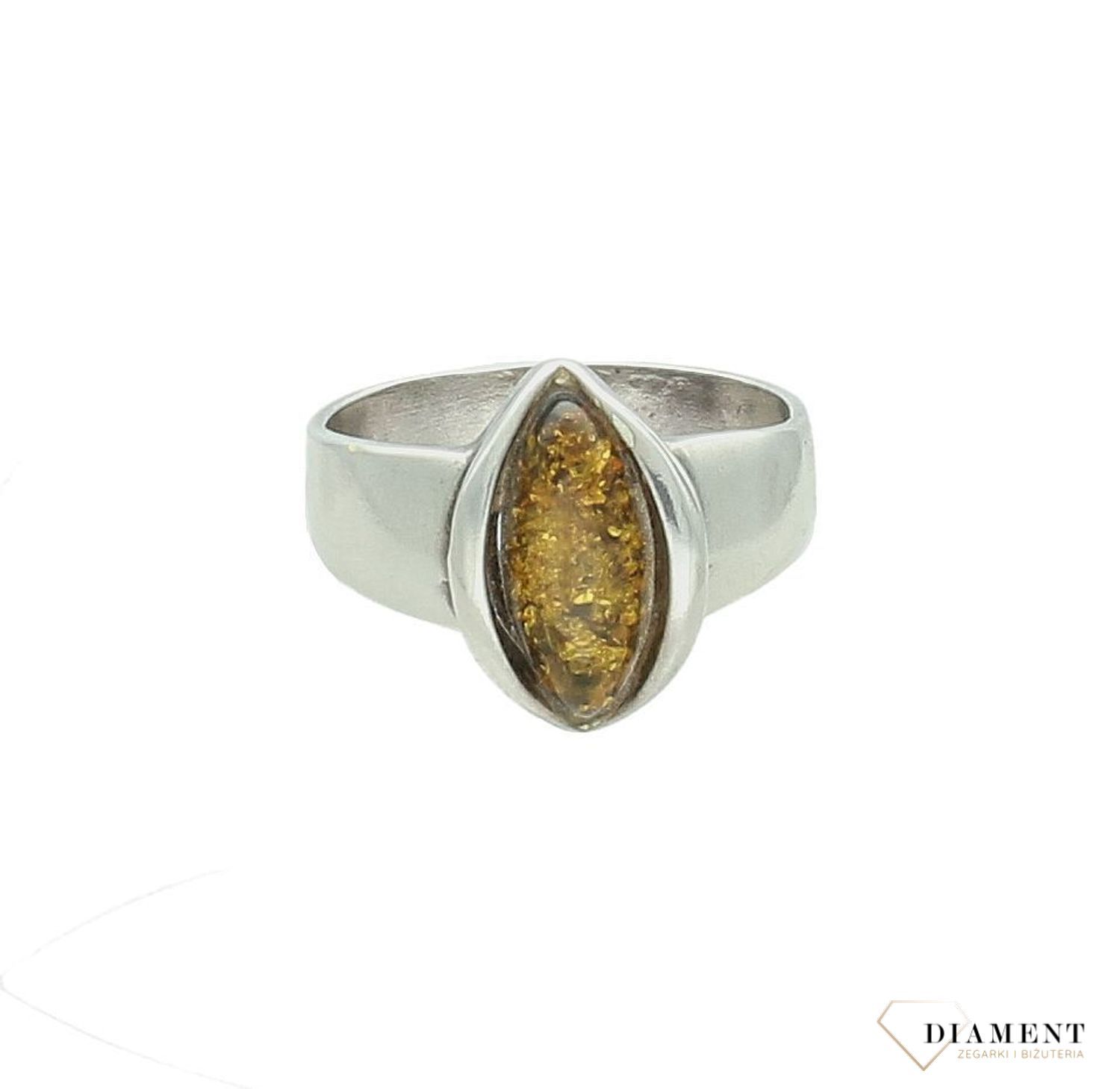 Srebrny pierścionek damski 925 z turkusem i markazytami rozmiar 14 PM12061.jpg