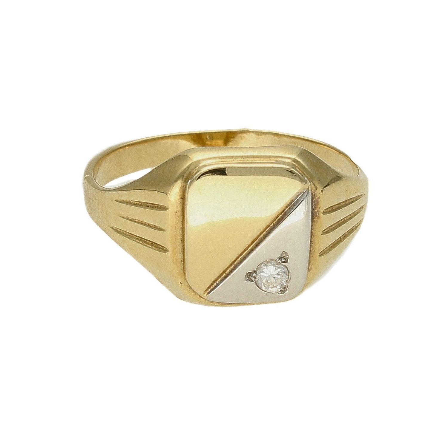Złoty sygnet 585 z cyrkonią DIA-PRS-8876-585.jpg