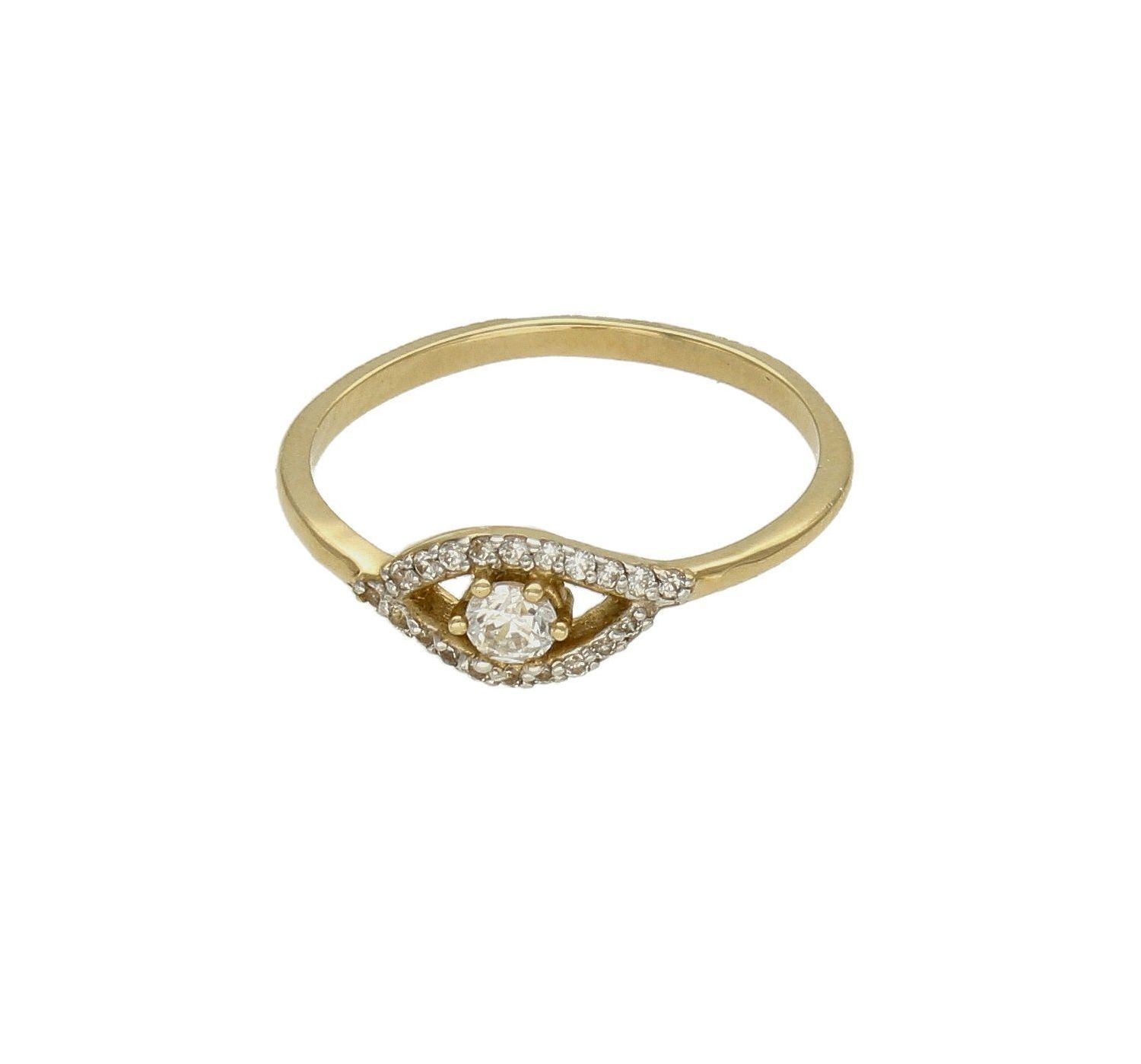 Złoty pierścionek damski zaręczynowy wzór rozmiar 12 DIA-PRS-9333-585 to złoty damski pierścionek wykonany z wysokiej próby złota 585. Idealna biała cyrkonia we wzorze zaręczynowym nadają pierścionkowi nowoczesnego wyglądu ( (4).jpg