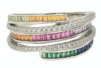 Srebrny pierścionek damski 925 z kolorowymi cyrkoniami DIA-PRS-9616-925.jpg