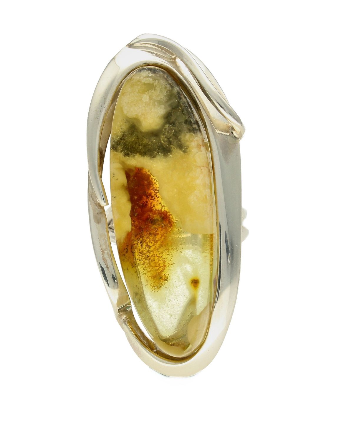 Srebrny pierścionek damski 925 z dużym podłużnym bursztynem bałtyckim DIA-PRS-9851-925. Srebrne pierścionki na prezent dla kobiety. Srebrny pierścionek z kamieniem. Srebrny pierścionek dla kobiety z bursztynem (4).jpg